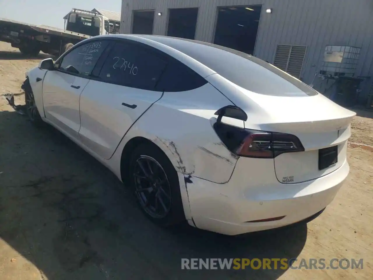 3 Photograph of a damaged car 5YJ3E1EA7MF853699 TESLA MODEL 3 2021