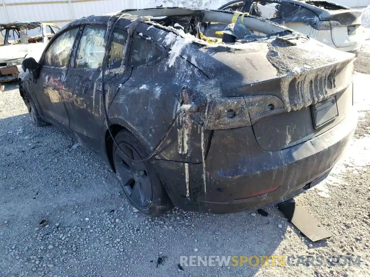 3 Photograph of a damaged car 5YJ3E1EA7MF854447 TESLA MODEL 3 2021