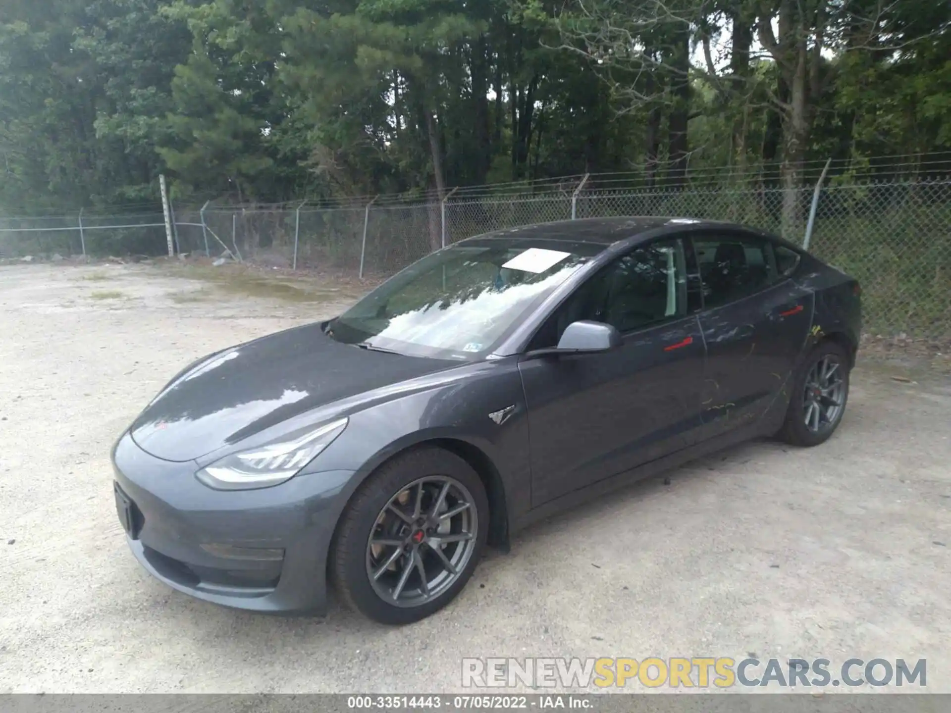 2 Photograph of a damaged car 5YJ3E1EA7MF857624 TESLA MODEL 3 2021