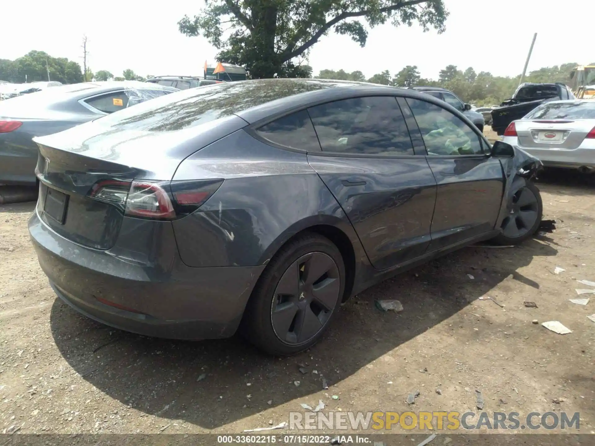 4 Photograph of a damaged car 5YJ3E1EA7MF857655 TESLA MODEL 3 2021