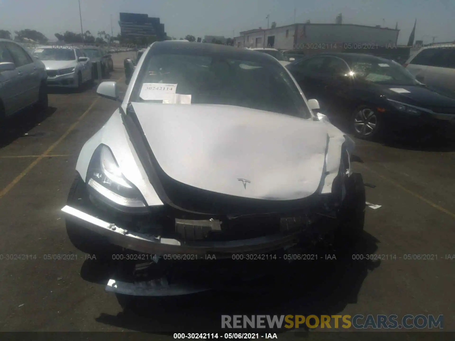 6 Photograph of a damaged car 5YJ3E1EA7MF858871 TESLA MODEL 3 2021