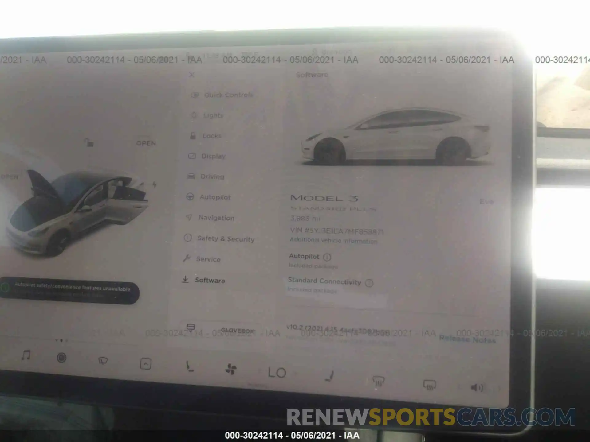 7 Photograph of a damaged car 5YJ3E1EA7MF858871 TESLA MODEL 3 2021