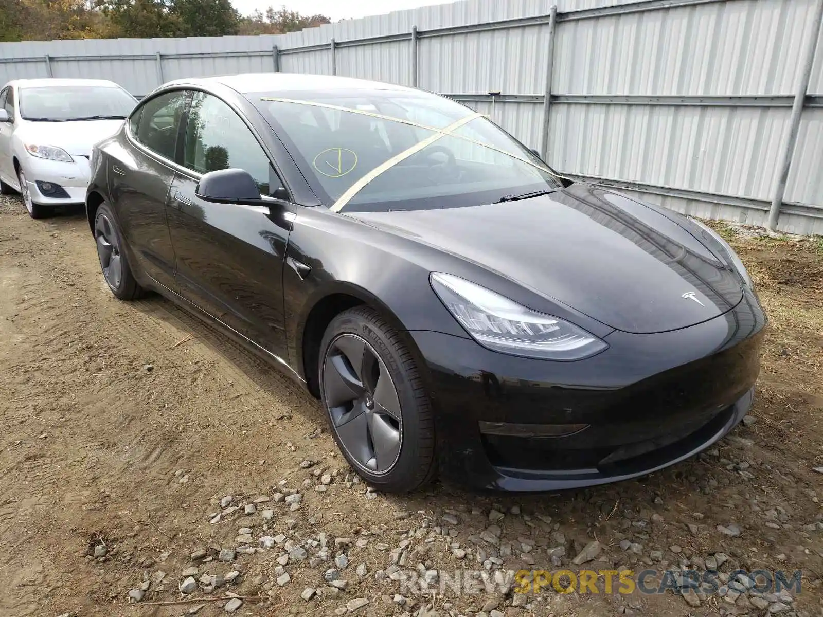 1 Photograph of a damaged car 5YJ3E1EA7MF859308 TESLA MODEL 3 2021