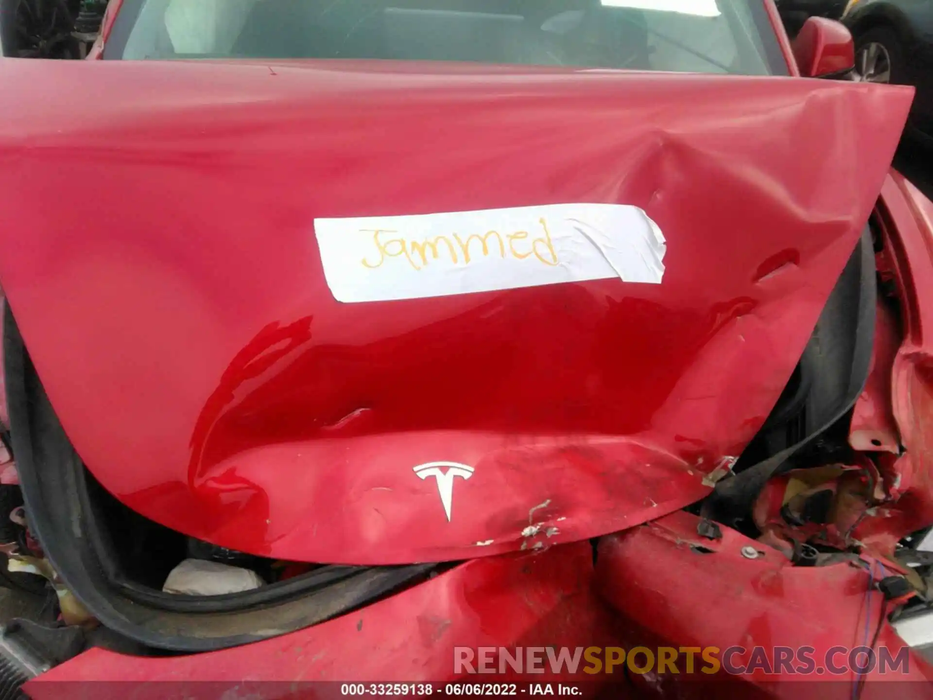 10 Photograph of a damaged car 5YJ3E1EA7MF873029 TESLA MODEL 3 2021