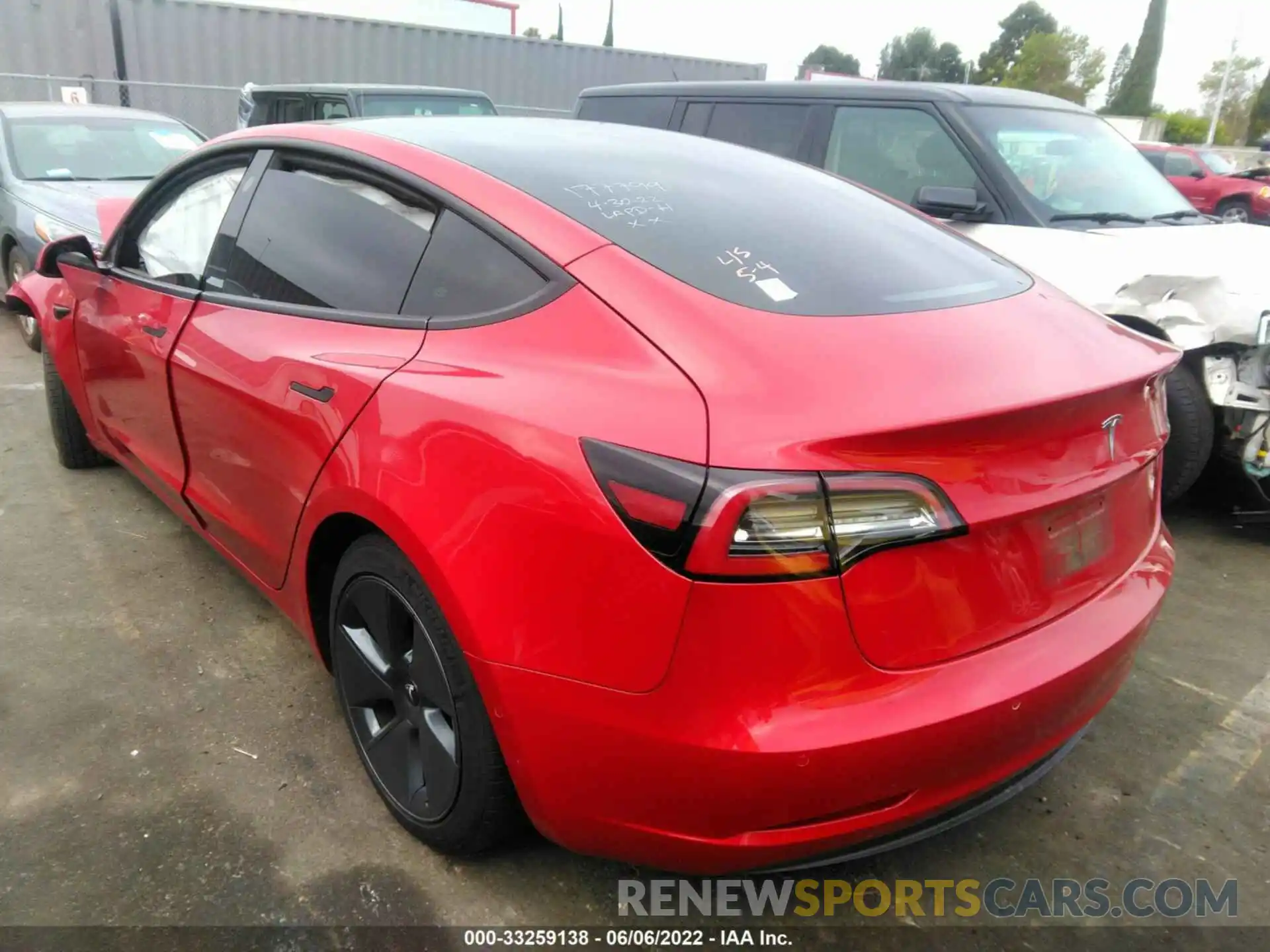 3 Photograph of a damaged car 5YJ3E1EA7MF873029 TESLA MODEL 3 2021