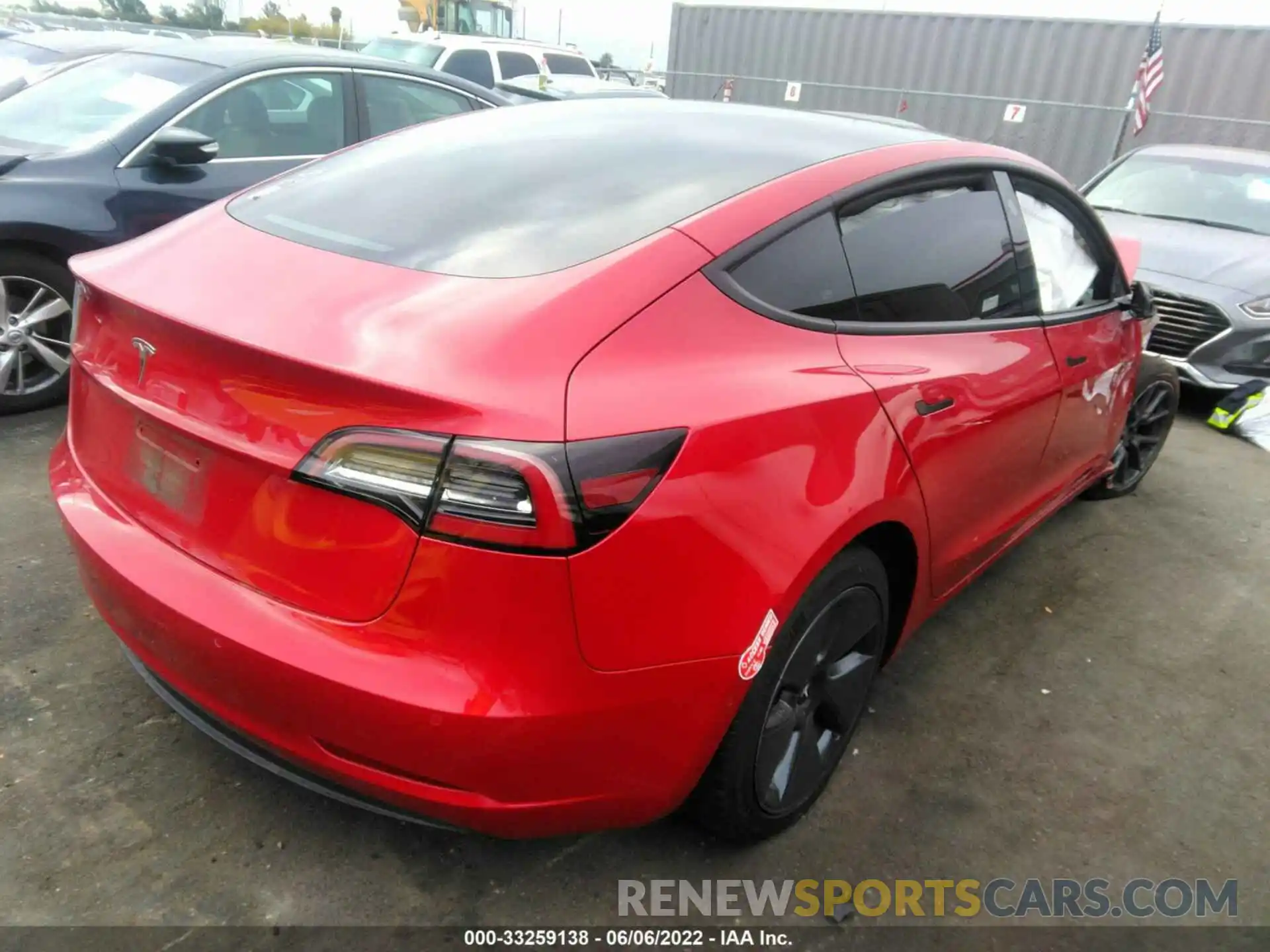 4 Фотография поврежденного автомобиля 5YJ3E1EA7MF873029 TESLA MODEL 3 2021