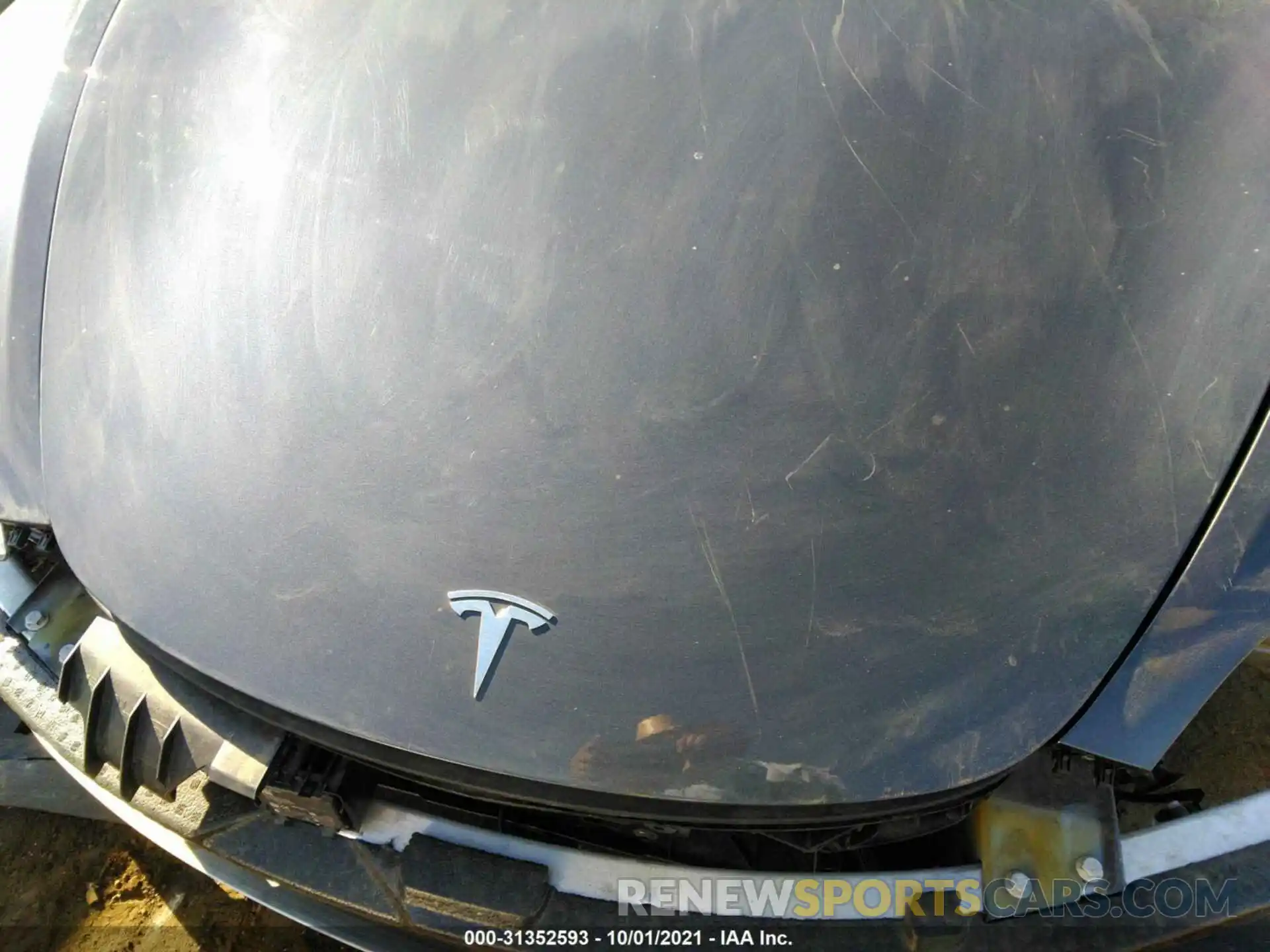 10 Photograph of a damaged car 5YJ3E1EA7MF876013 TESLA MODEL 3 2021