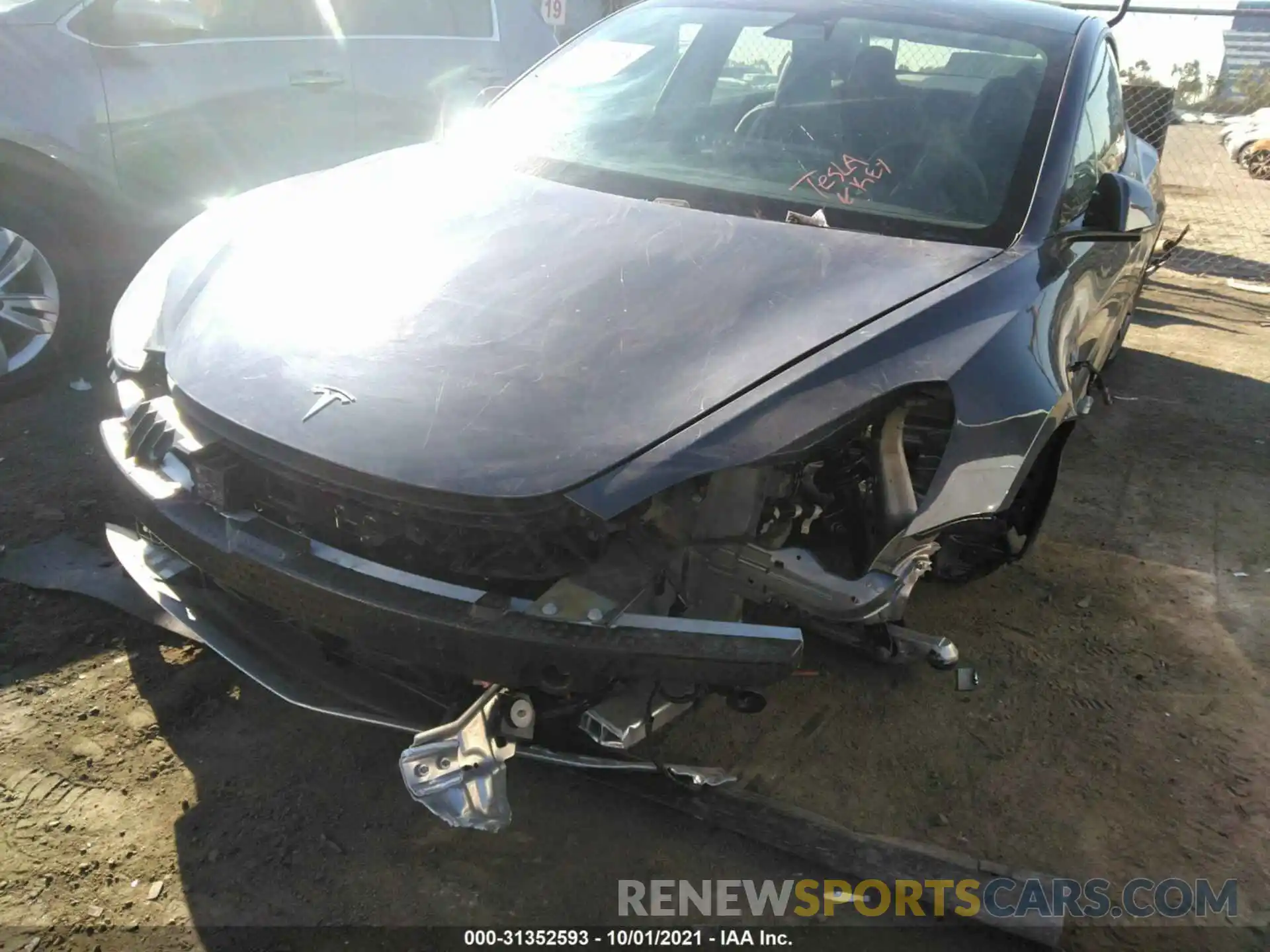 6 Photograph of a damaged car 5YJ3E1EA7MF876013 TESLA MODEL 3 2021