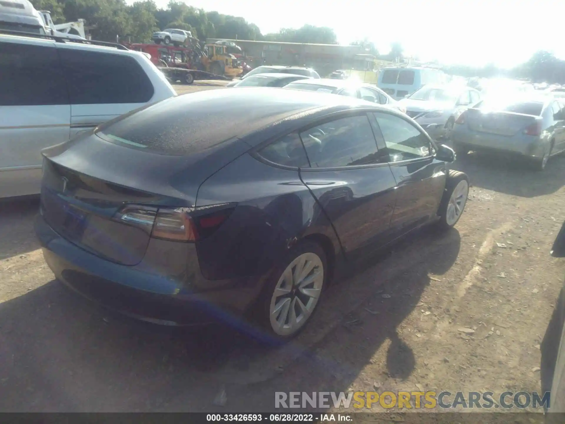 4 Photograph of a damaged car 5YJ3E1EA7MF922116 TESLA MODEL 3 2021