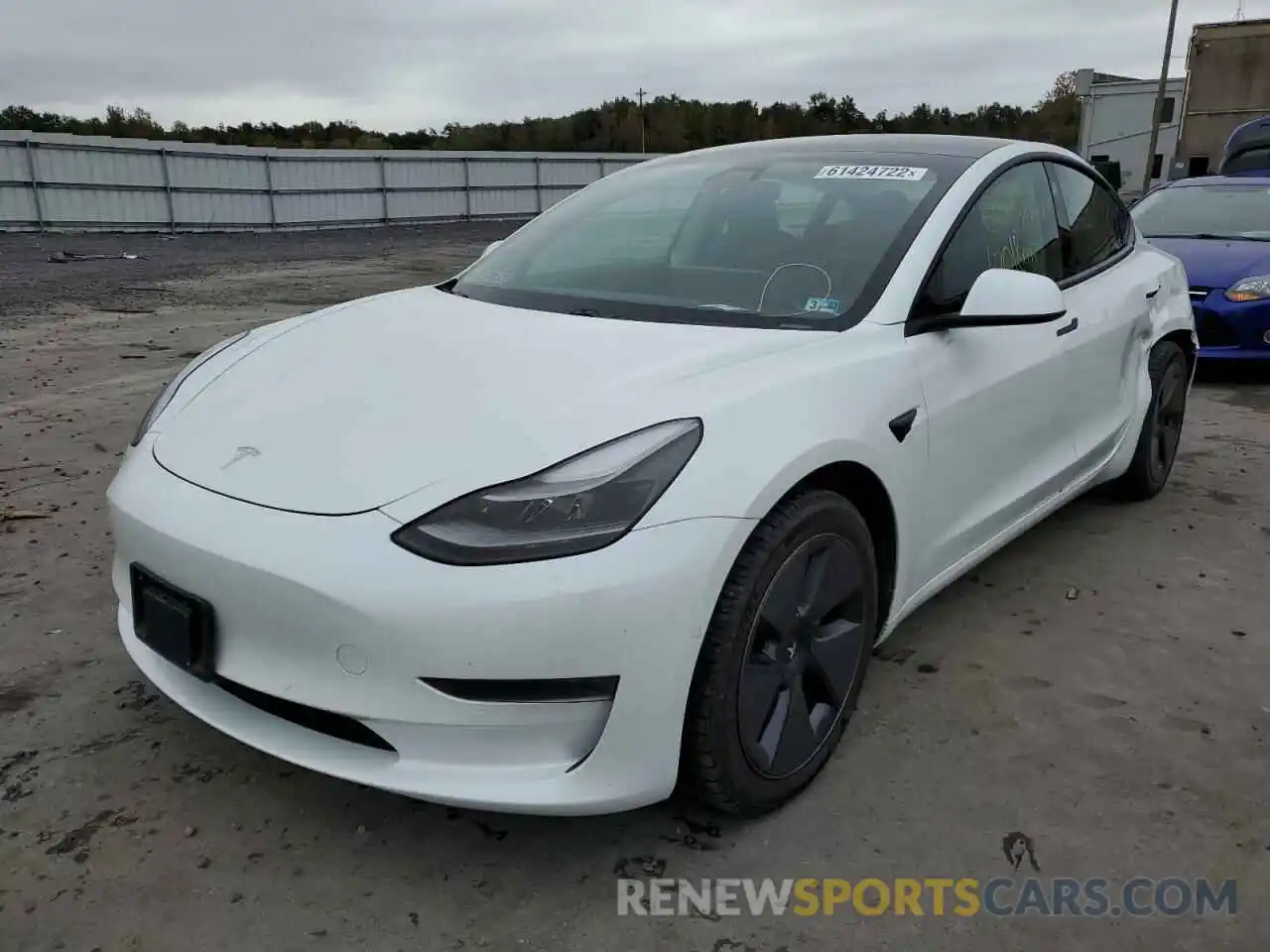 2 Фотография поврежденного автомобиля 5YJ3E1EA7MF922522 TESLA MODEL 3 2021