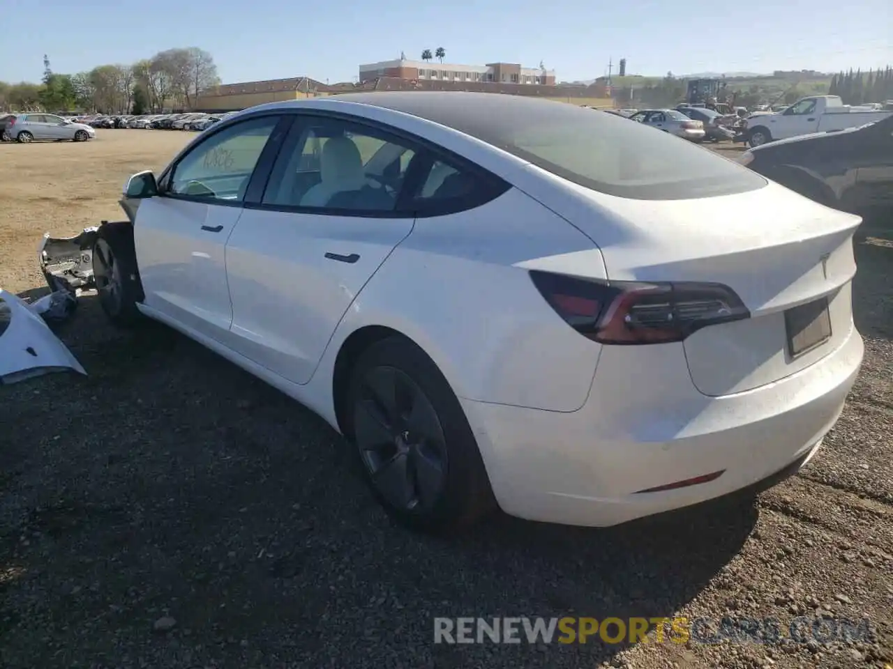 3 Photograph of a damaged car 5YJ3E1EA7MF938798 TESLA MODEL 3 2021