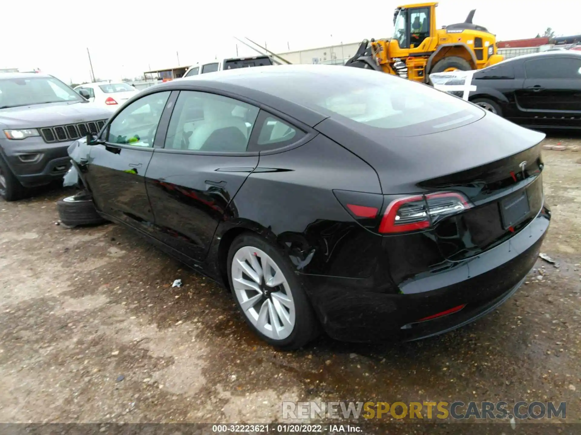 3 Фотография поврежденного автомобиля 5YJ3E1EA7MF964723 TESLA MODEL 3 2021