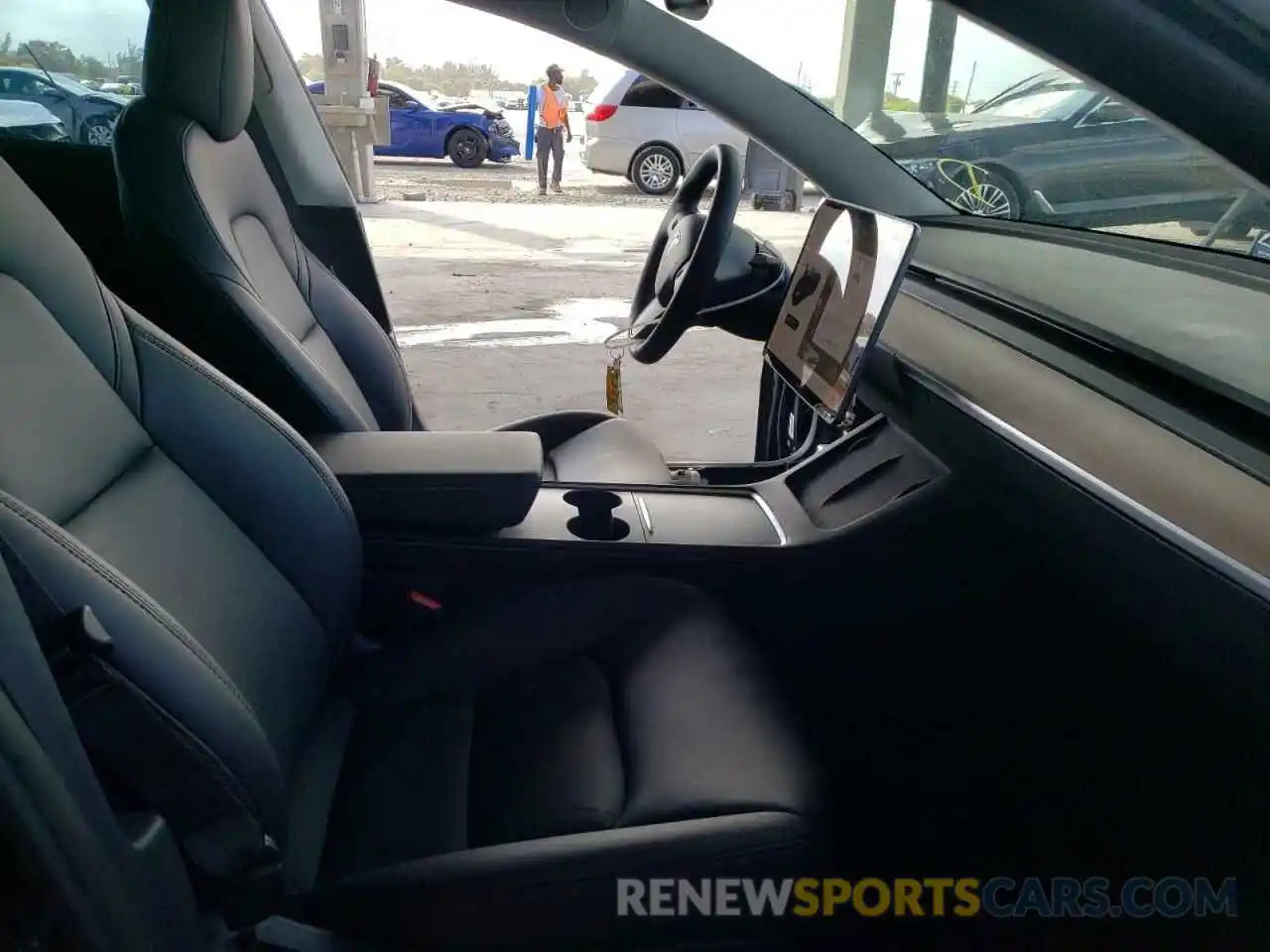 5 Photograph of a damaged car 5YJ3E1EA7MF986091 TESLA MODEL 3 2021