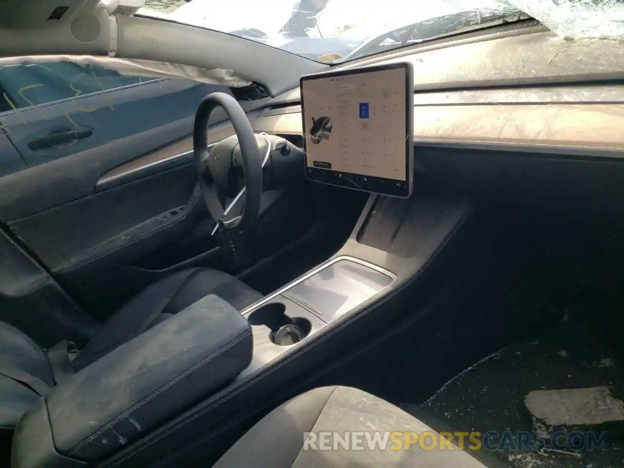 5 Photograph of a damaged car 5YJ3E1EA7MF986401 TESLA MODEL 3 2021