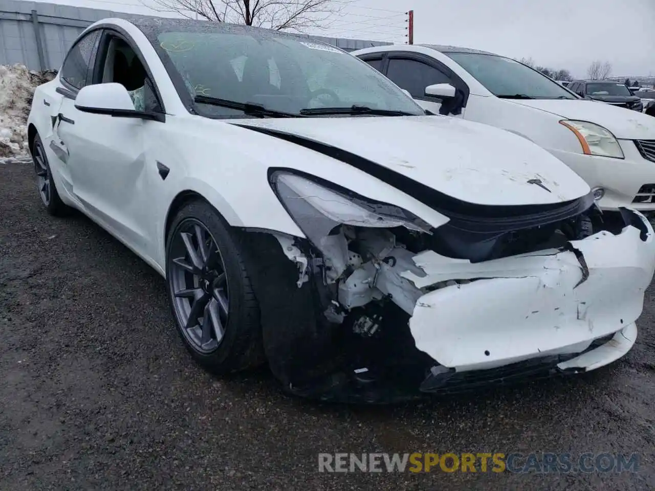 9 Photograph of a damaged car 5YJ3E1EA7MF994580 TESLA MODEL 3 2021