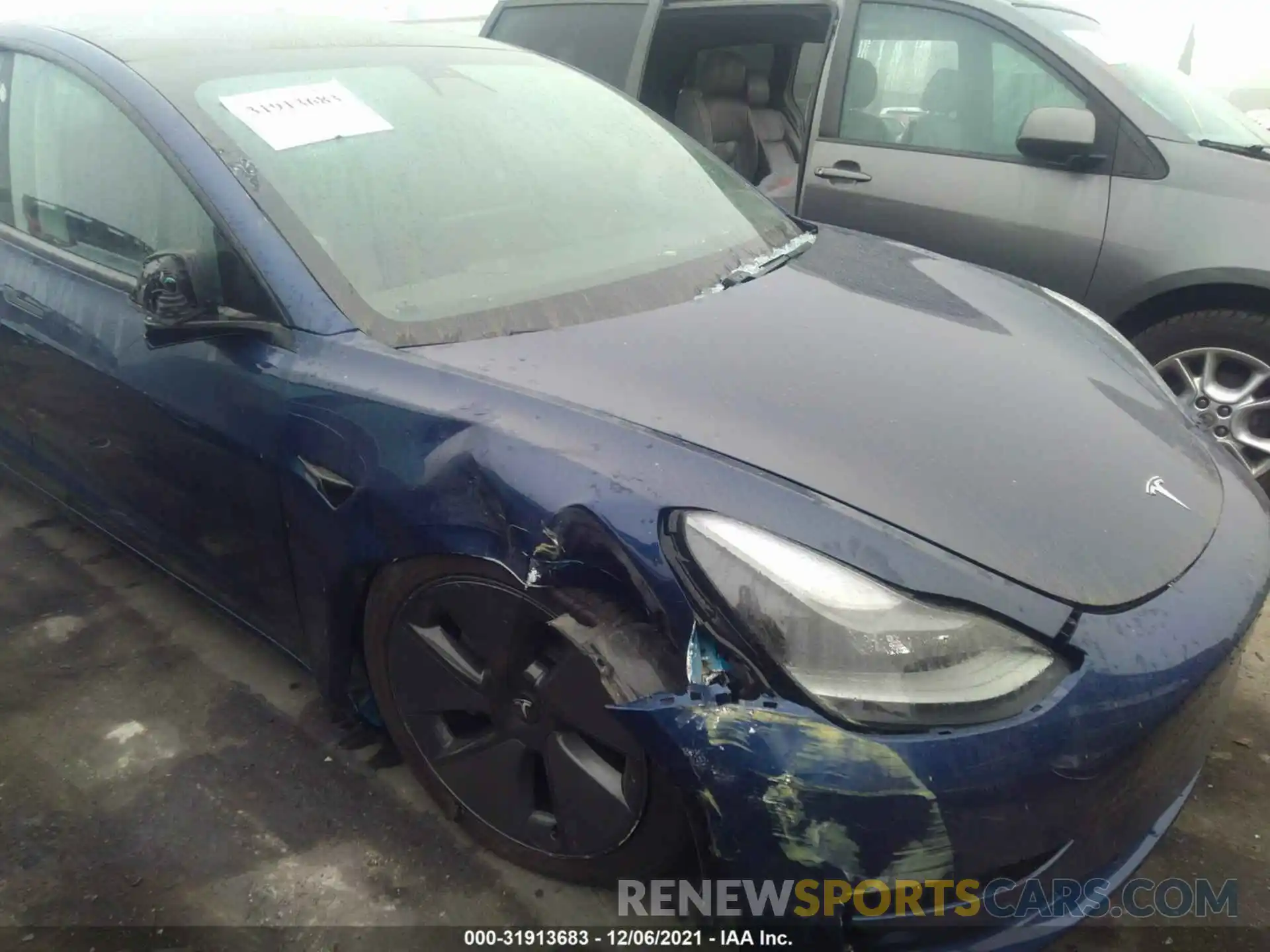 6 Photograph of a damaged car 5YJ3E1EA7MF994773 TESLA MODEL 3 2021