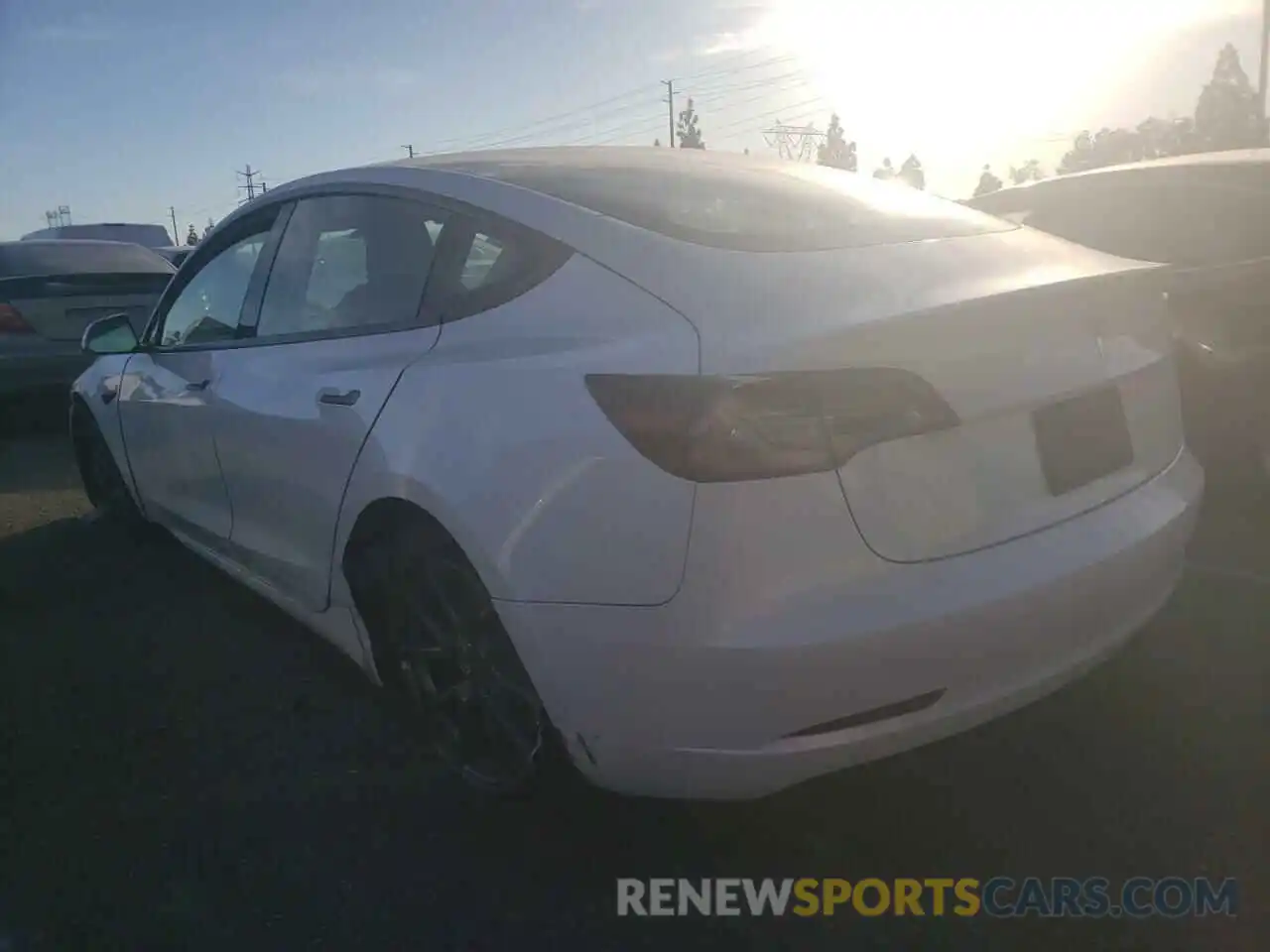 3 Photograph of a damaged car 5YJ3E1EA7MF994787 TESLA MODEL 3 2021