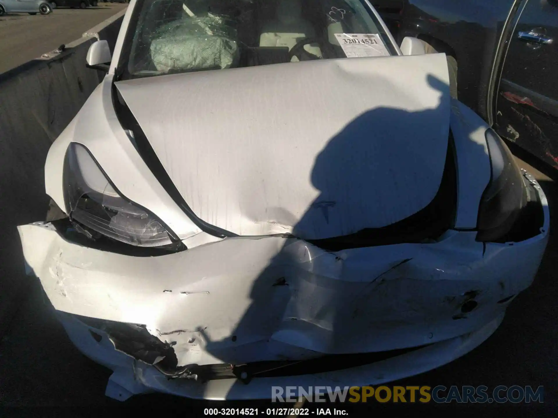 6 Photograph of a damaged car 5YJ3E1EA8MF000700 TESLA MODEL 3 2021