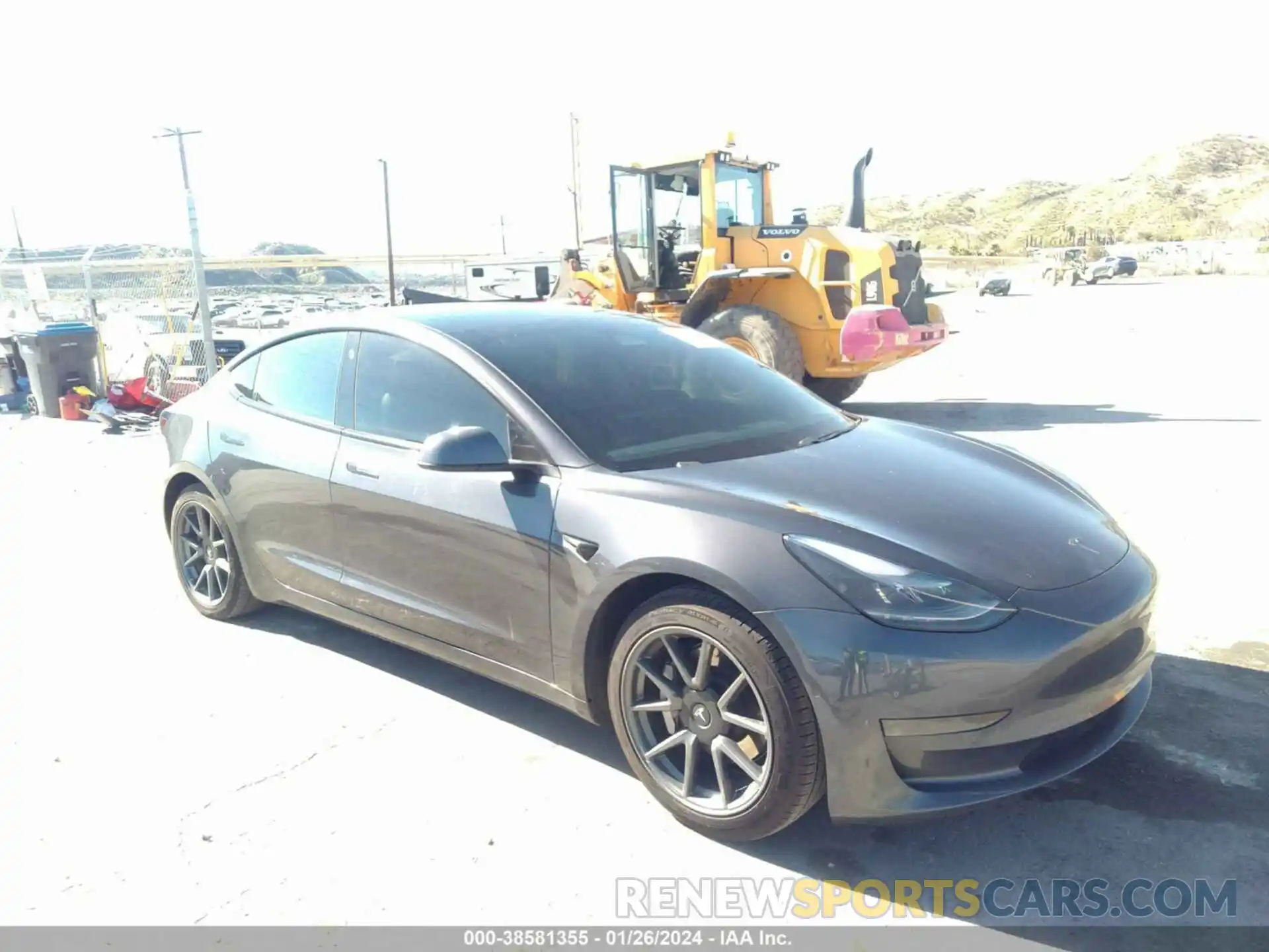 1 Photograph of a damaged car 5YJ3E1EA8MF006268 TESLA MODEL 3 2021