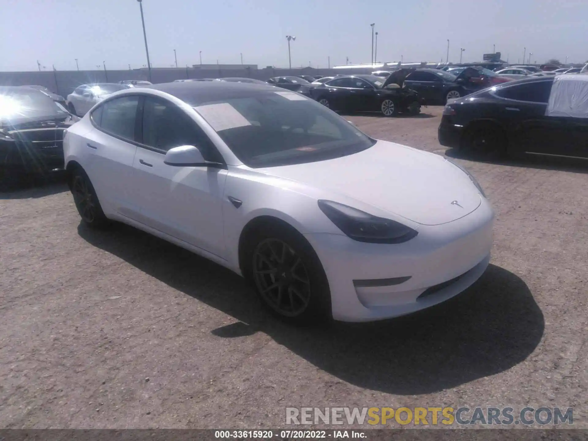 1 Фотография поврежденного автомобиля 5YJ3E1EA8MF021708 TESLA MODEL 3 2021