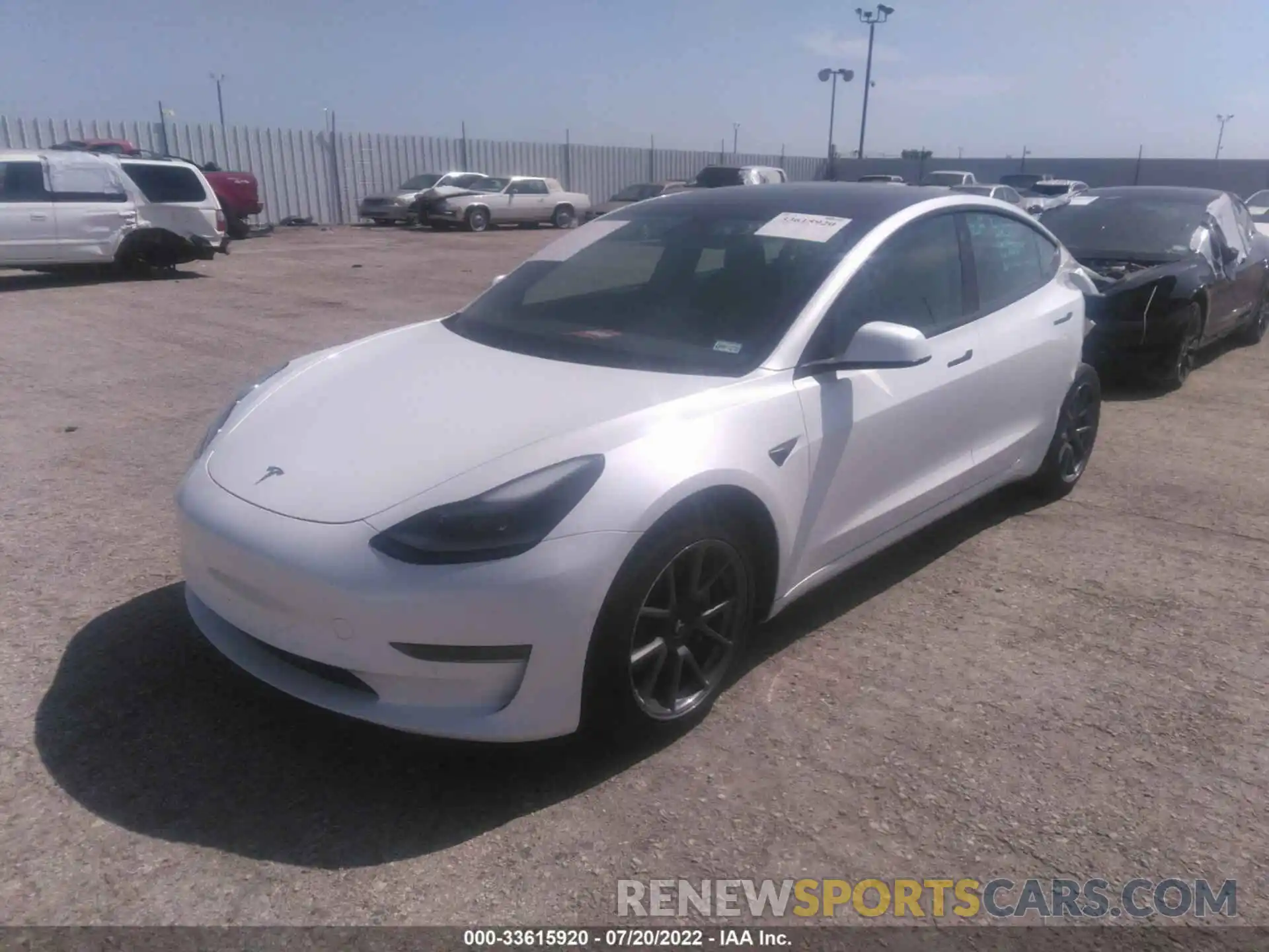 2 Фотография поврежденного автомобиля 5YJ3E1EA8MF021708 TESLA MODEL 3 2021