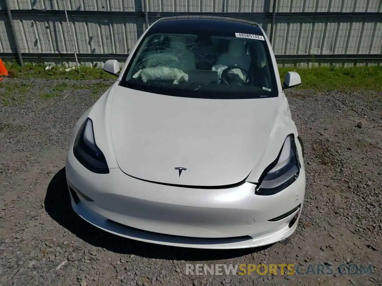 7 Photograph of a damaged car 5YJ3E1EA8MF047242 TESLA MODEL 3 2021