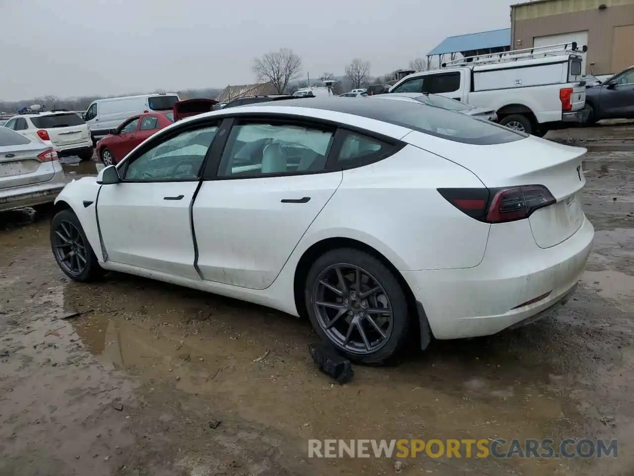 2 Фотография поврежденного автомобиля 5YJ3E1EA8MF057432 TESLA MODEL 3 2021