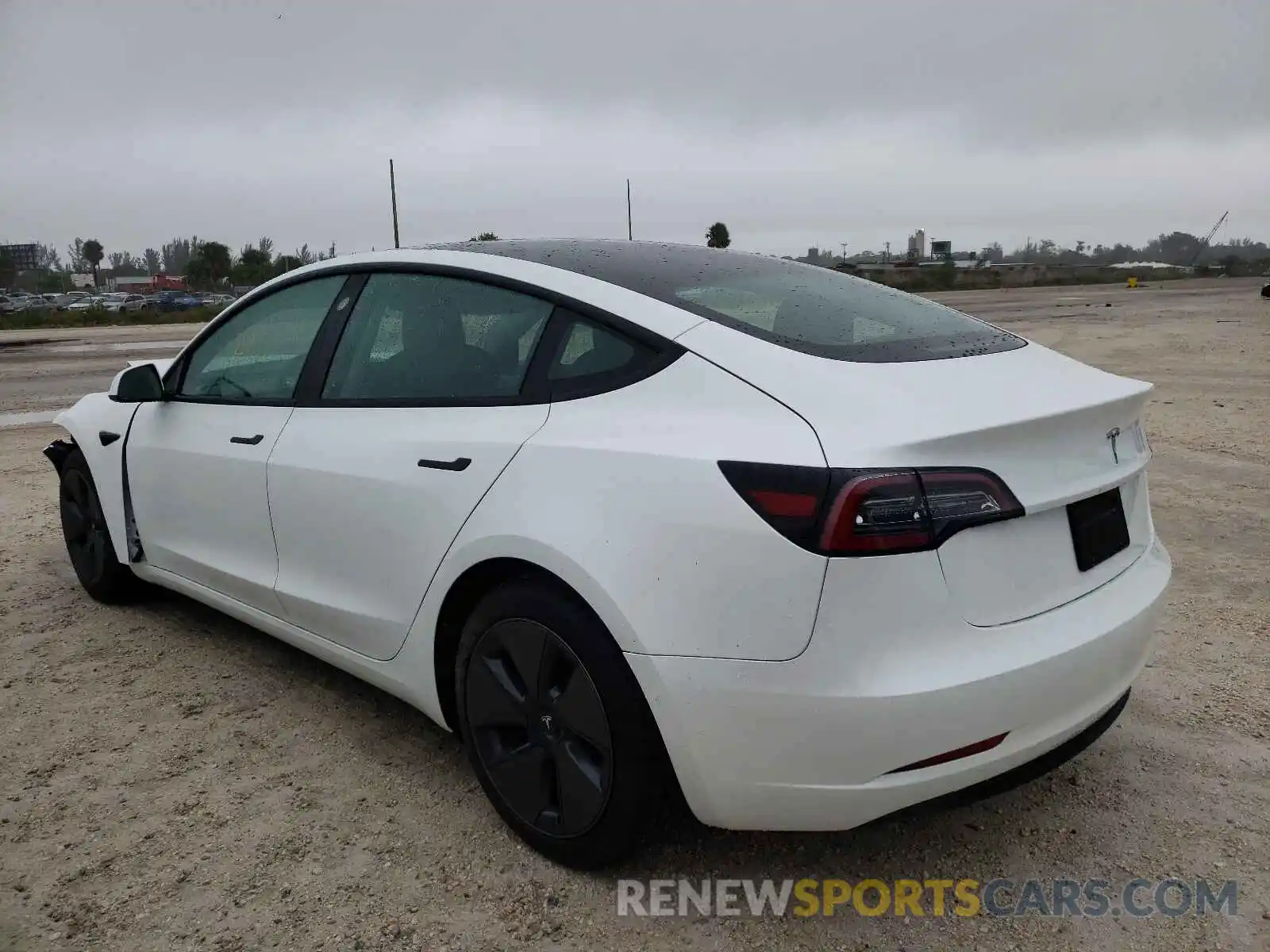 3 Photograph of a damaged car 5YJ3E1EA8MF077793 TESLA MODEL 3 2021