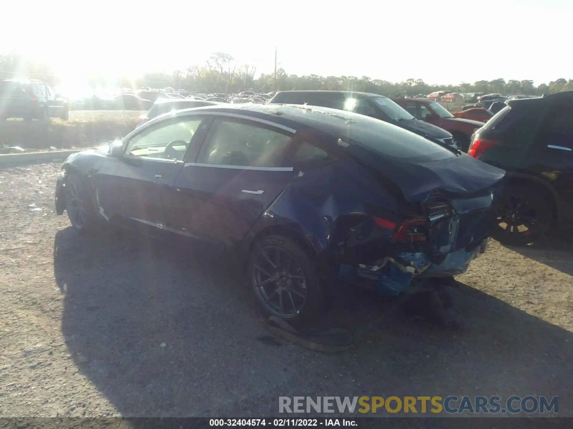 3 Photograph of a damaged car 5YJ3E1EA8MF082430 TESLA MODEL 3 2021