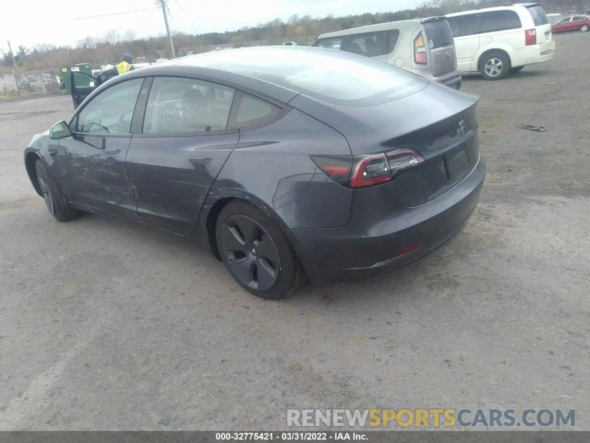 3 Фотография поврежденного автомобиля 5YJ3E1EA8MF084405 TESLA MODEL 3 2021