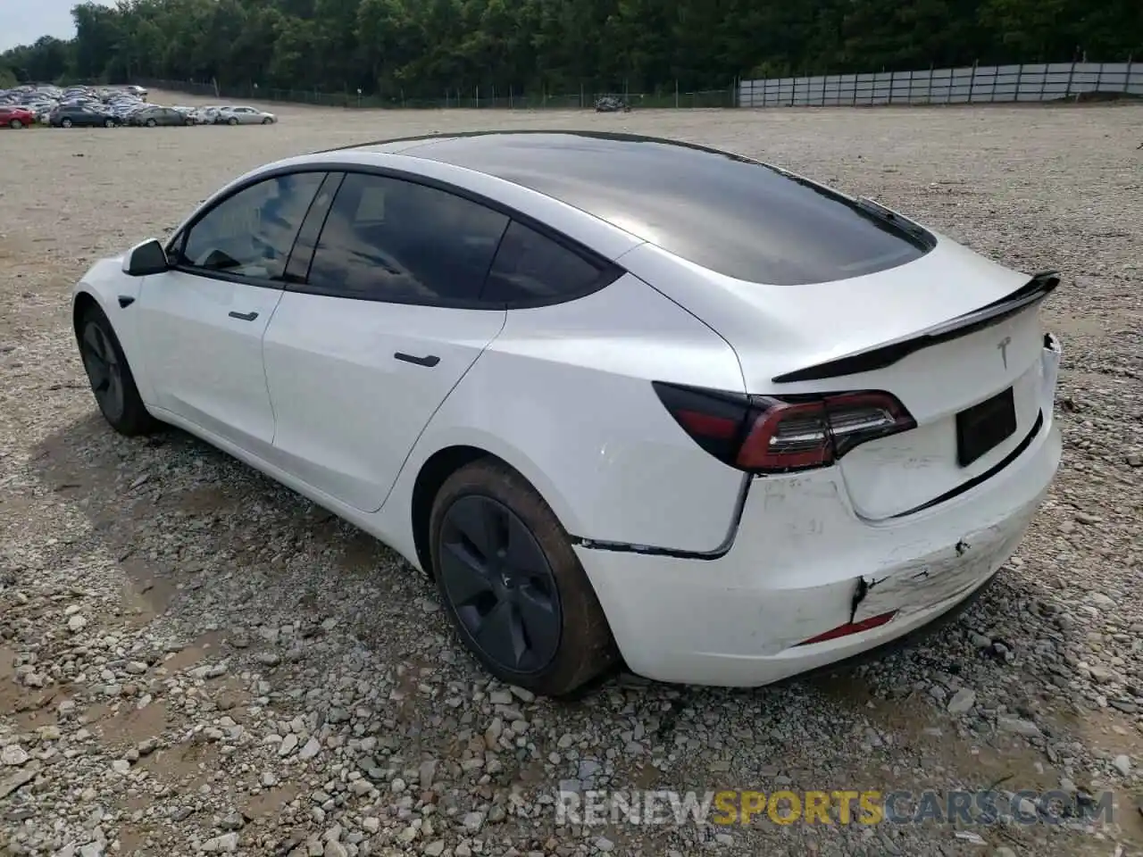 3 Photograph of a damaged car 5YJ3E1EA8MF087465 TESLA MODEL 3 2021