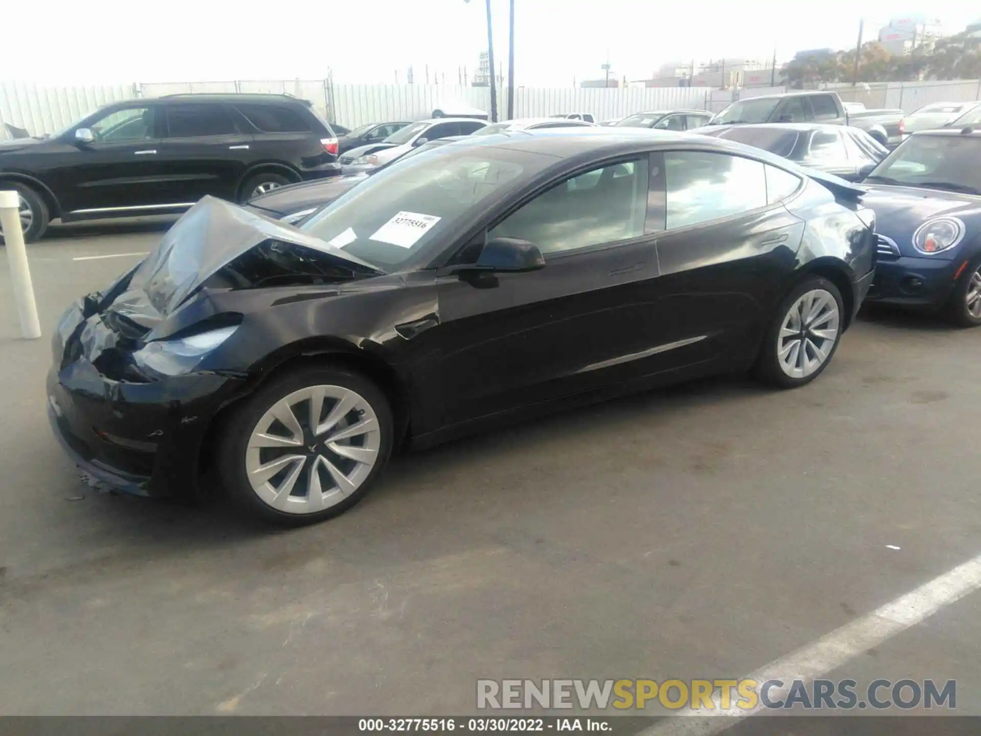 2 Photograph of a damaged car 5YJ3E1EA8MF089278 TESLA MODEL 3 2021