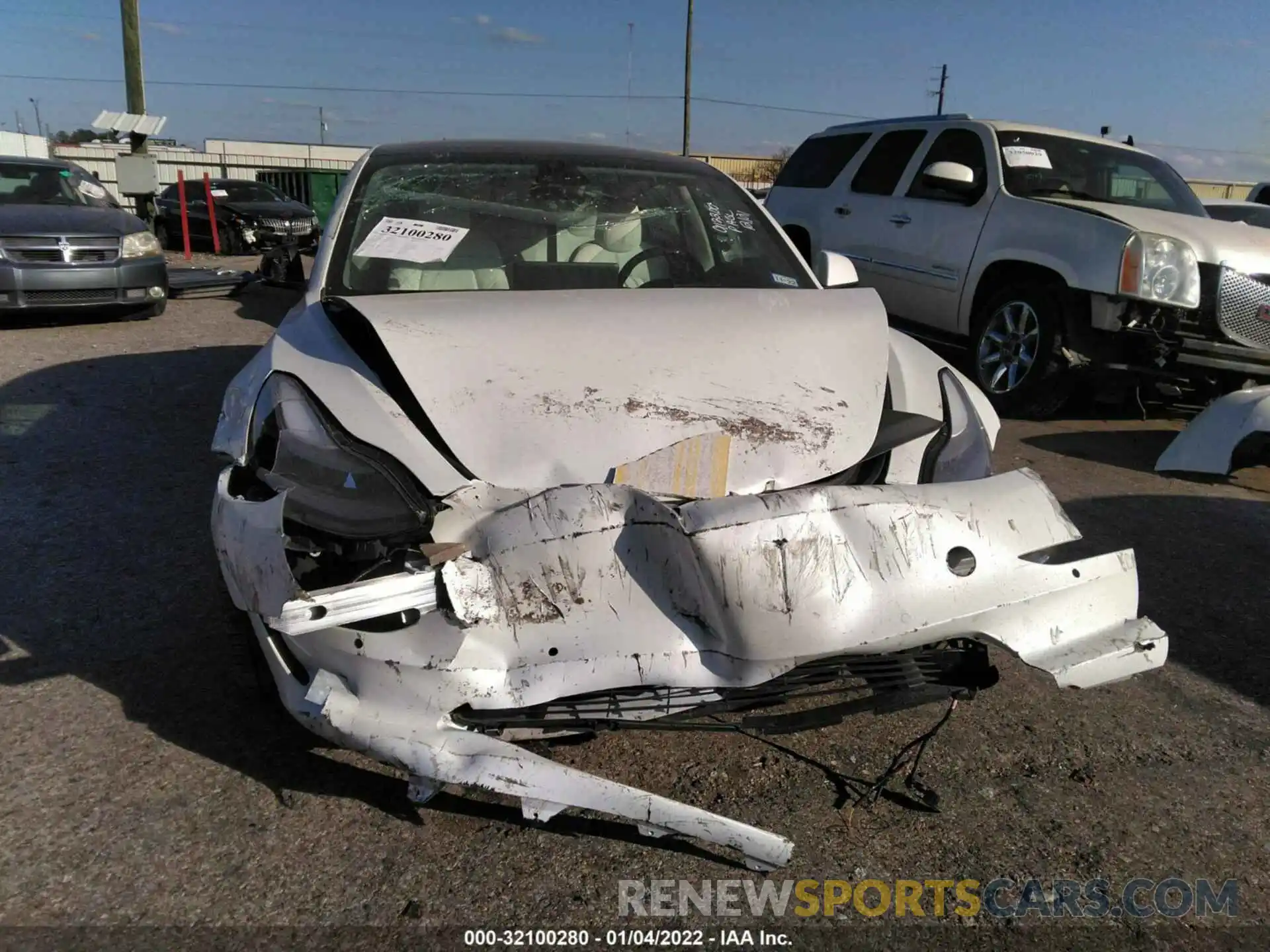 6 Photograph of a damaged car 5YJ3E1EA8MF092679 TESLA MODEL 3 2021