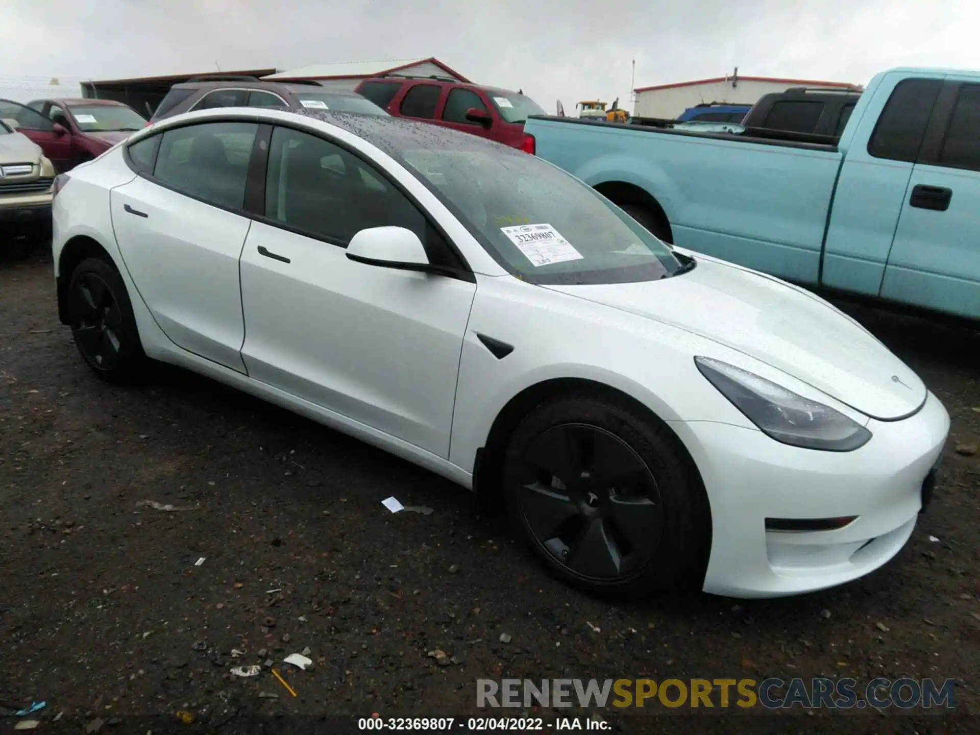 1 Photograph of a damaged car 5YJ3E1EA8MF096389 TESLA MODEL 3 2021