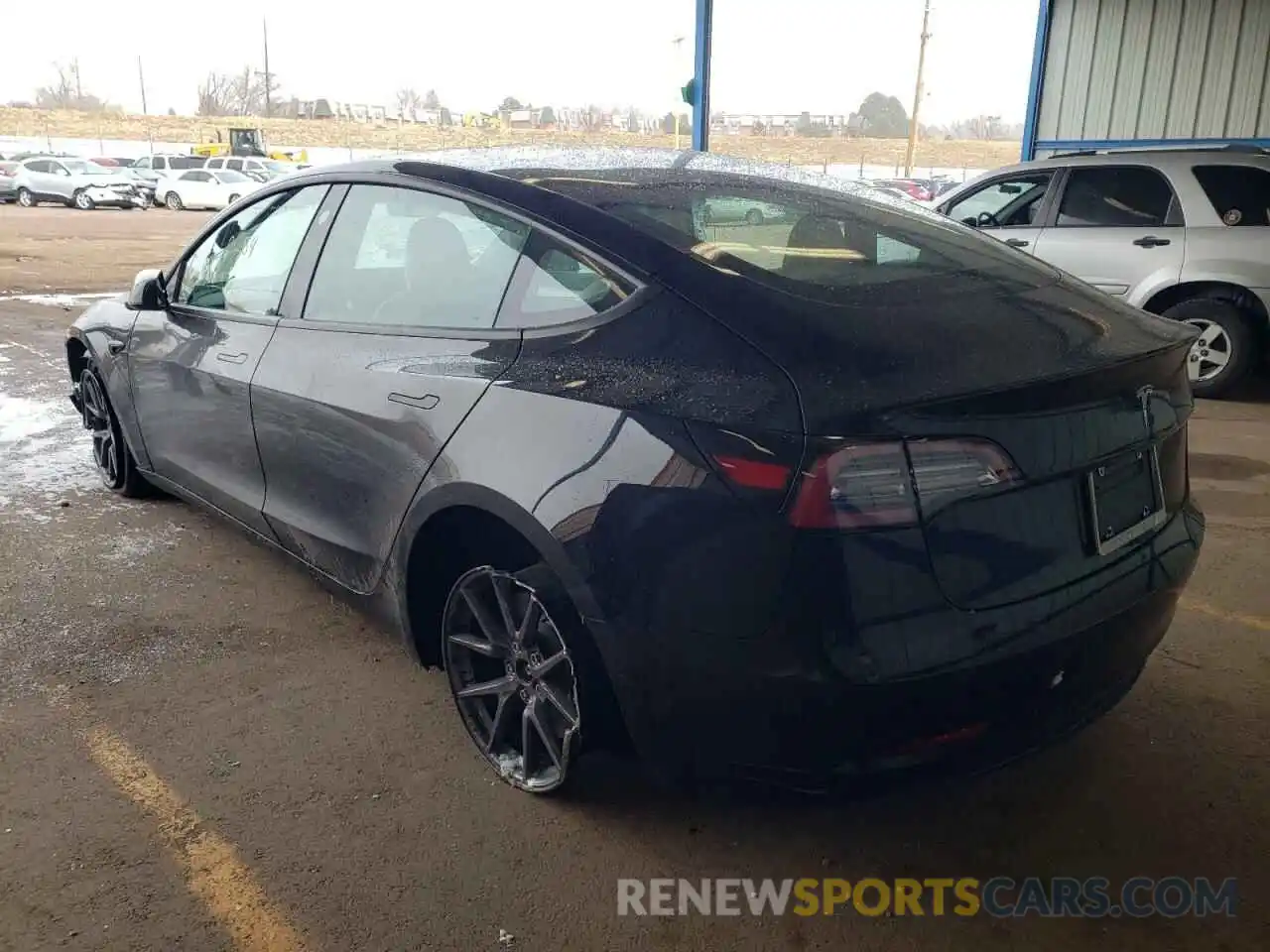 3 Photograph of a damaged car 5YJ3E1EA8MF100148 TESLA MODEL 3 2021