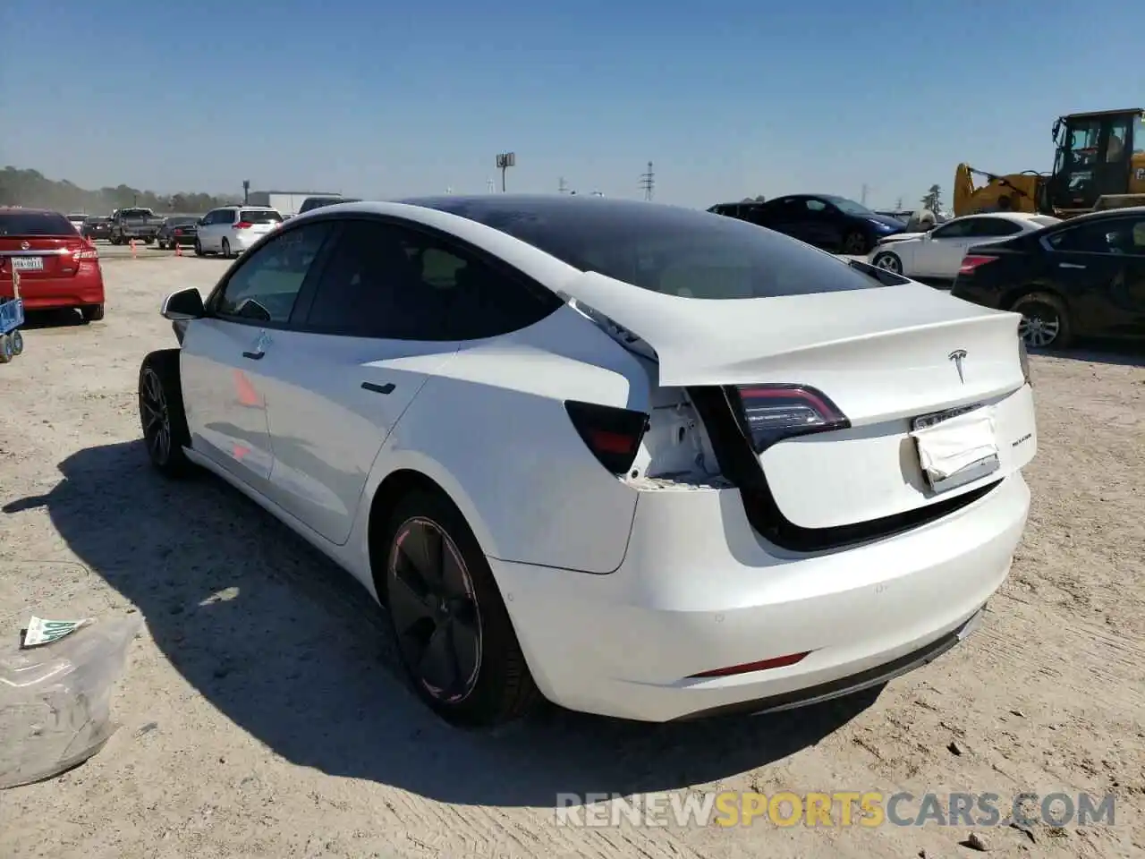 4 Photograph of a damaged car 5YJ3E1EA8MF848270 TESLA MODEL 3 2021