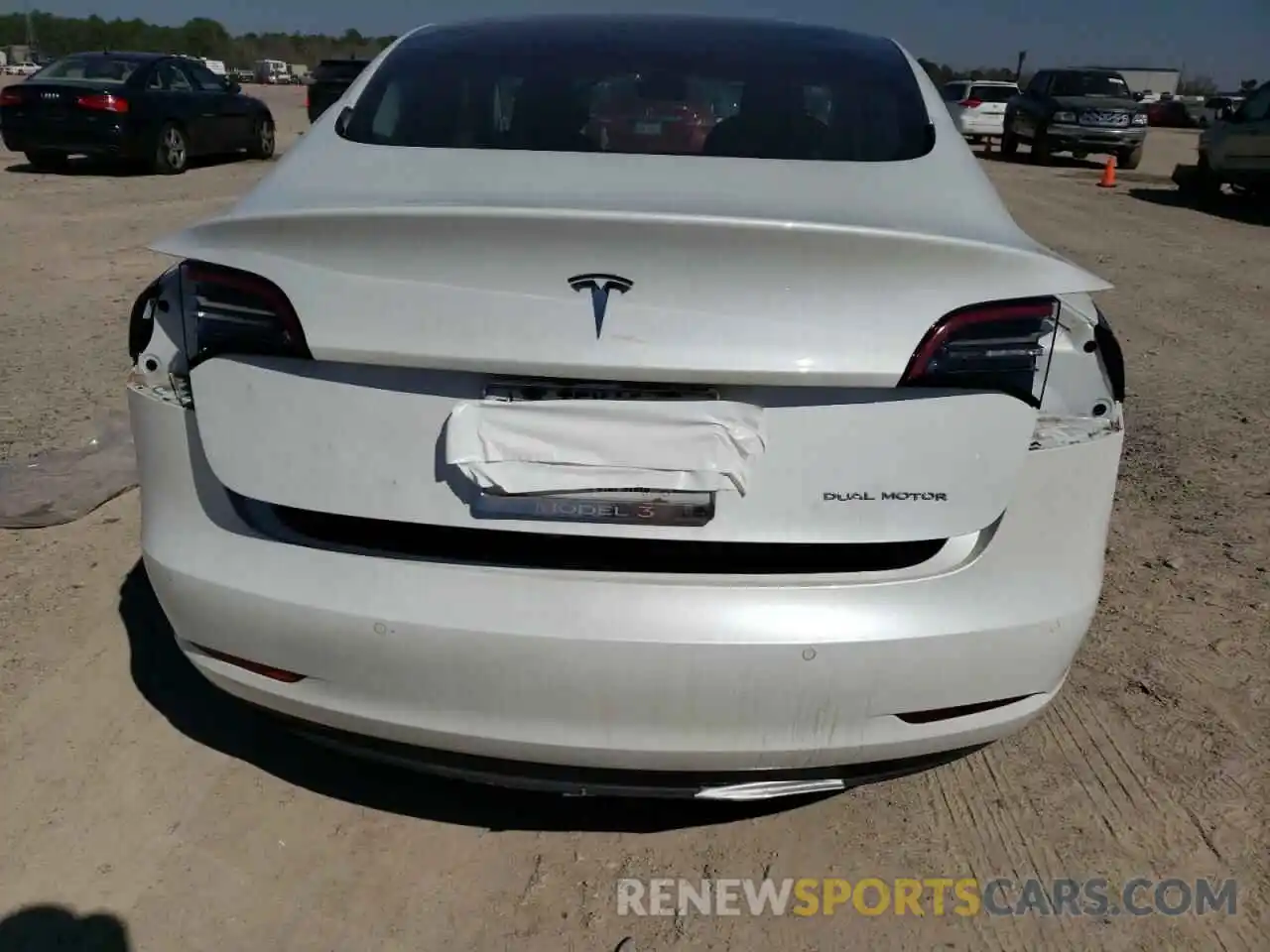 9 Photograph of a damaged car 5YJ3E1EA8MF848270 TESLA MODEL 3 2021