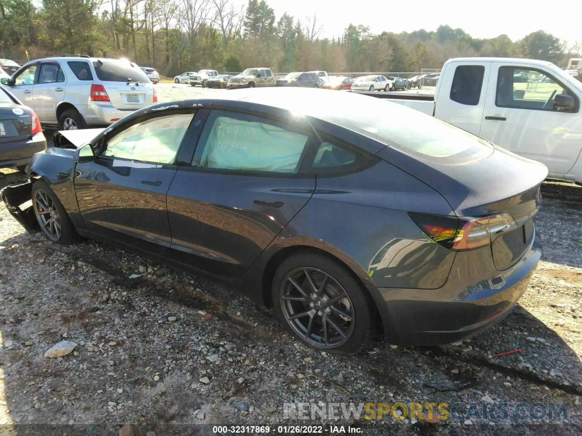 3 Photograph of a damaged car 5YJ3E1EA8MF859365 TESLA MODEL 3 2021