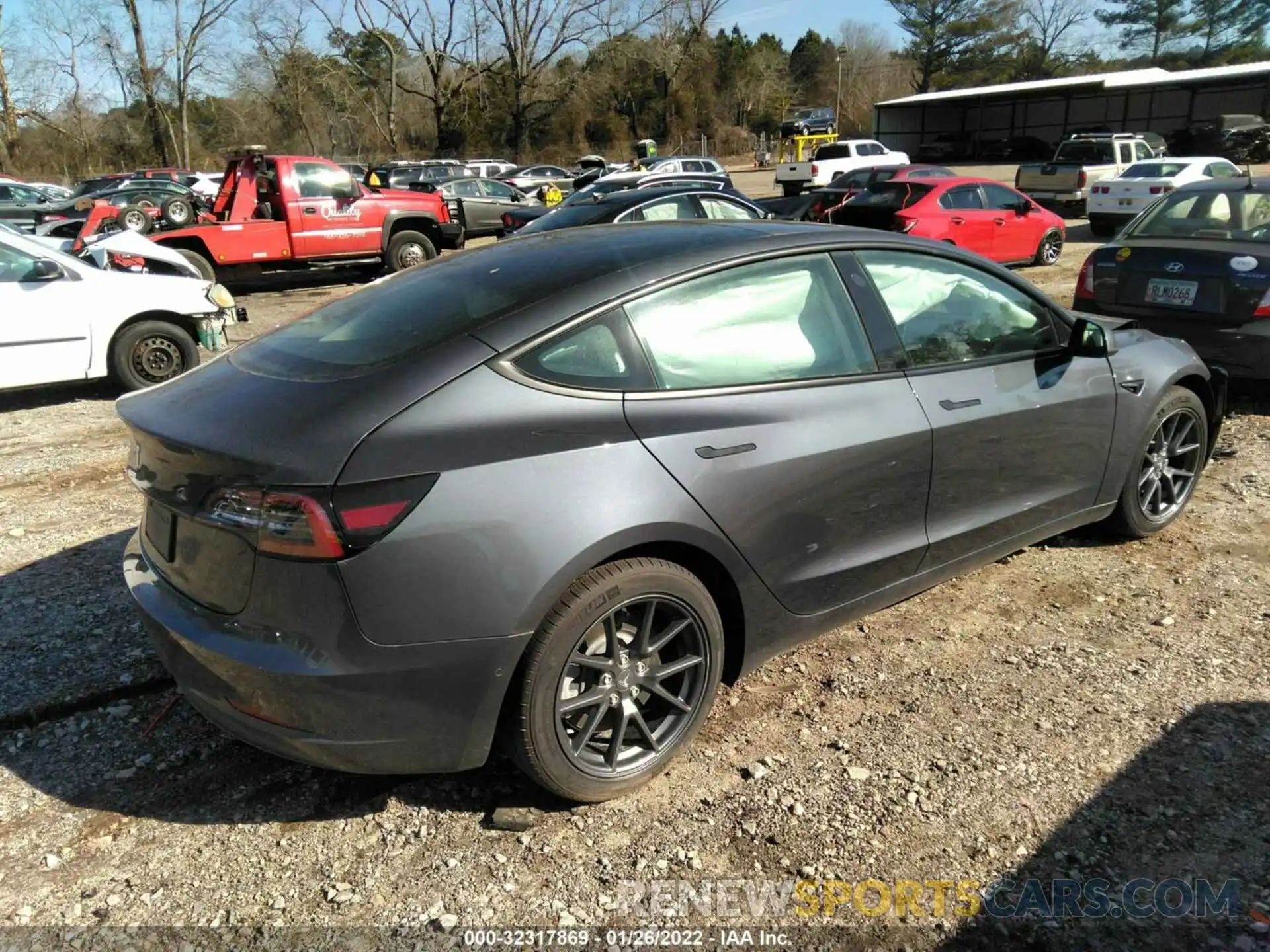 4 Photograph of a damaged car 5YJ3E1EA8MF859365 TESLA MODEL 3 2021