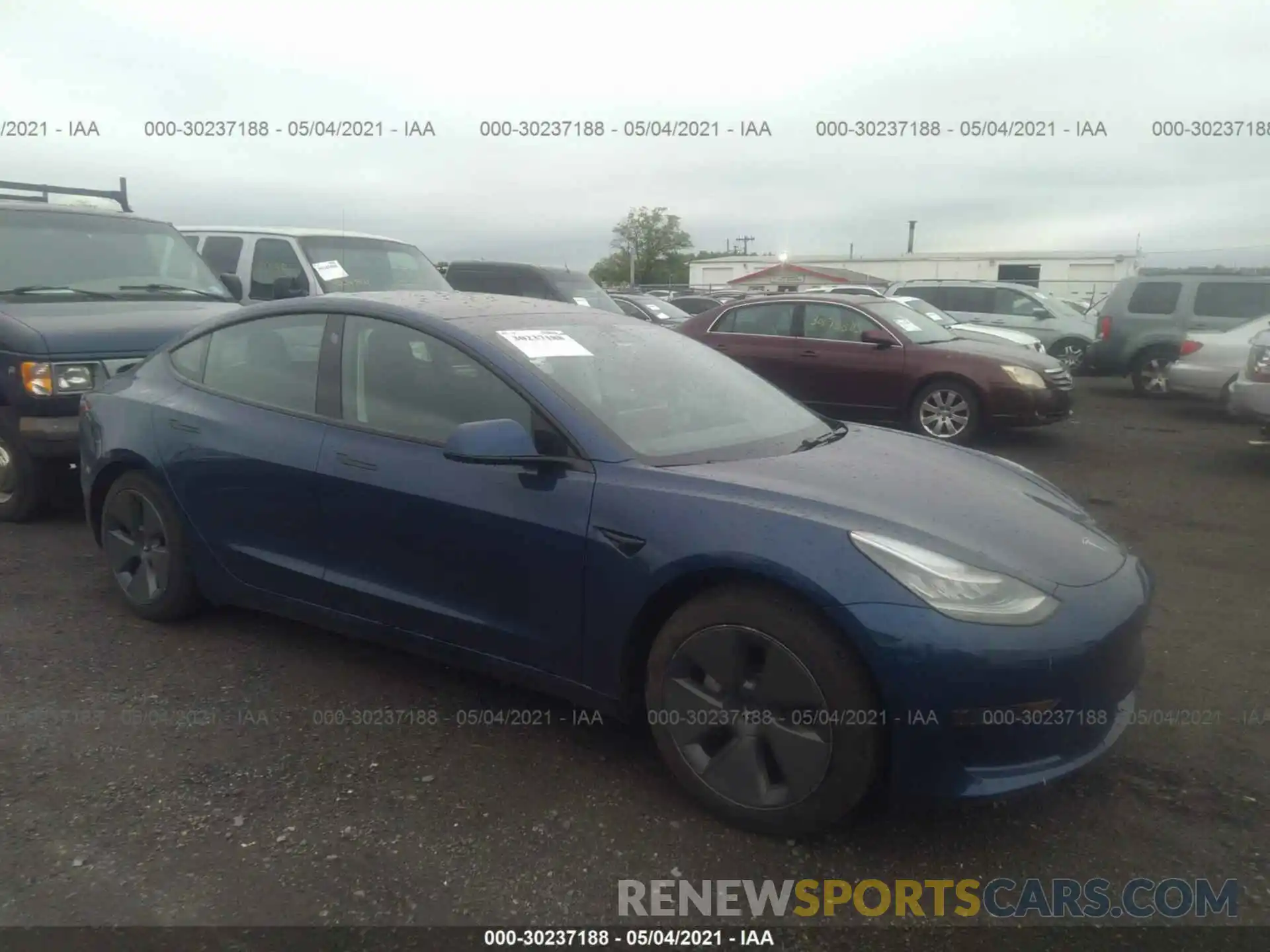 1 Photograph of a damaged car 5YJ3E1EA8MF859401 TESLA MODEL 3 2021