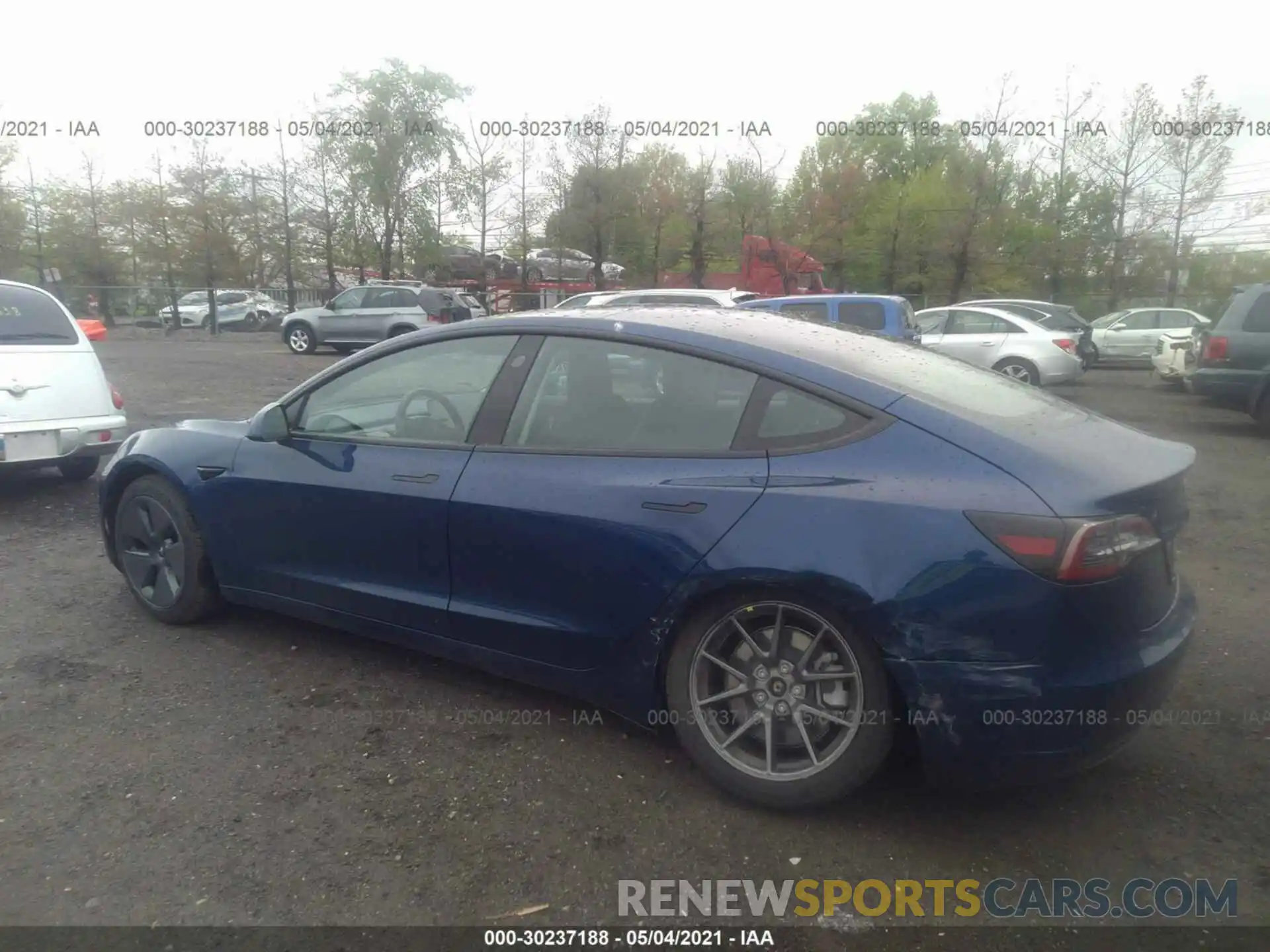 3 Фотография поврежденного автомобиля 5YJ3E1EA8MF859401 TESLA MODEL 3 2021