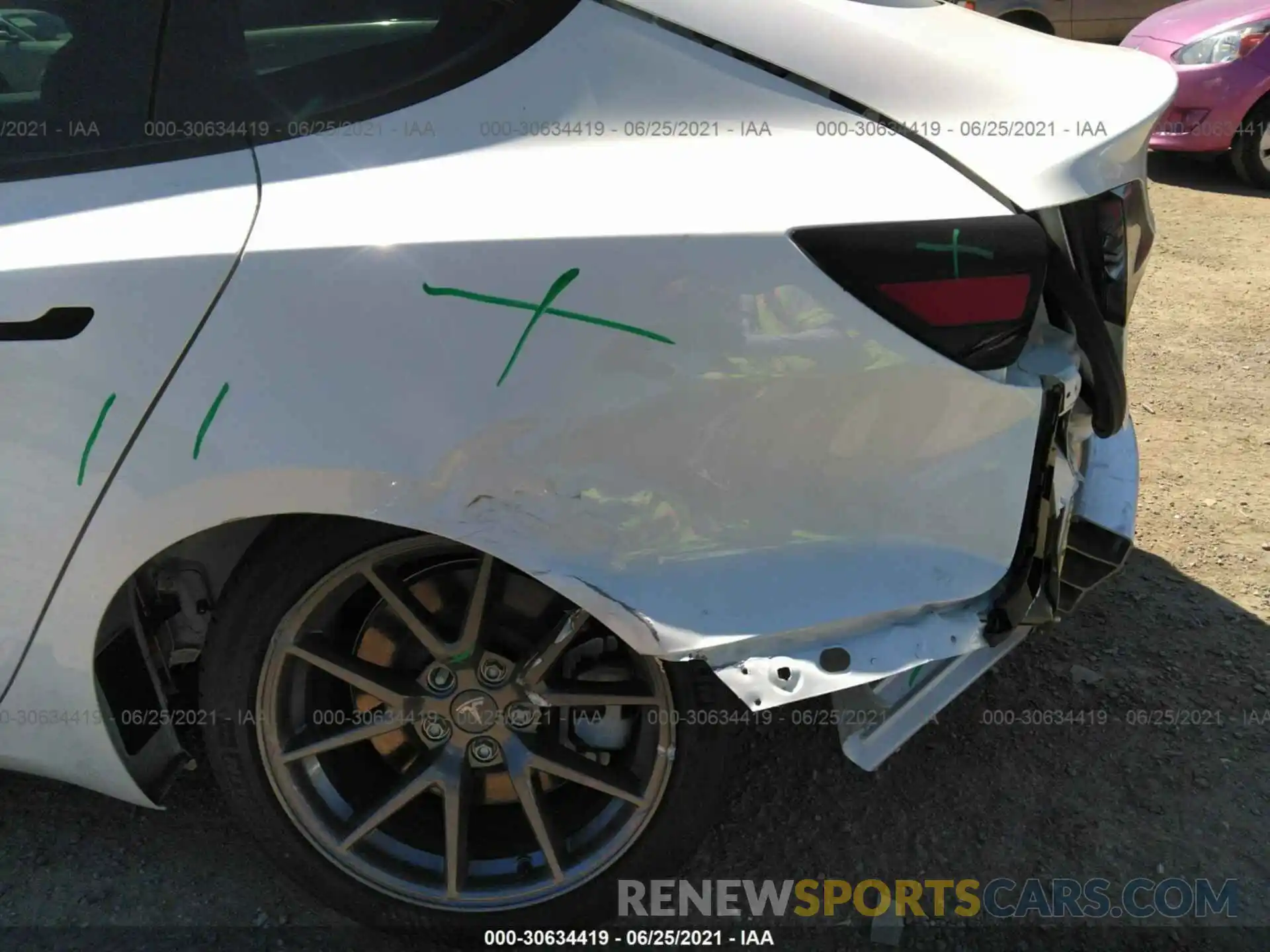 6 Photograph of a damaged car 5YJ3E1EA8MF867661 TESLA MODEL 3 2021