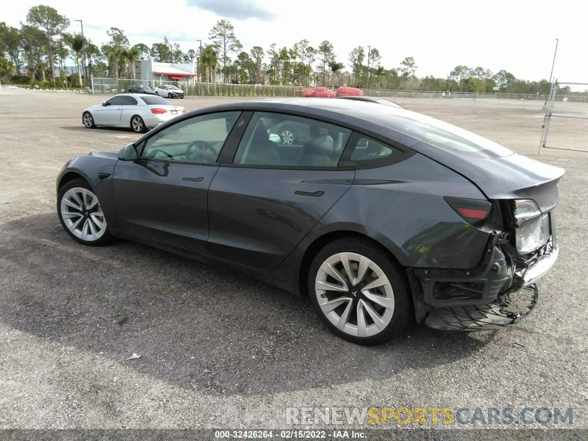 3 Photograph of a damaged car 5YJ3E1EA8MF869880 TESLA MODEL 3 2021