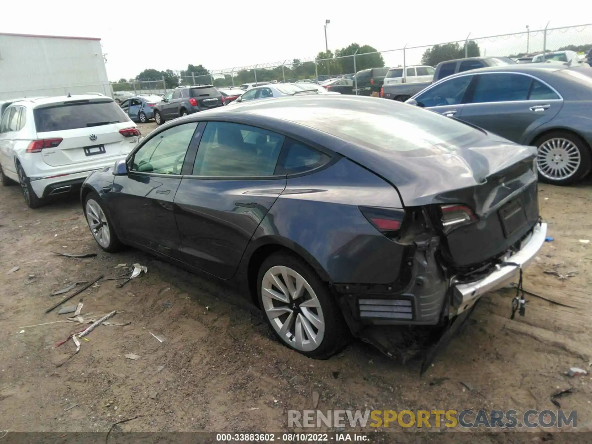 3 Photograph of a damaged car 5YJ3E1EA8MF869894 TESLA MODEL 3 2021