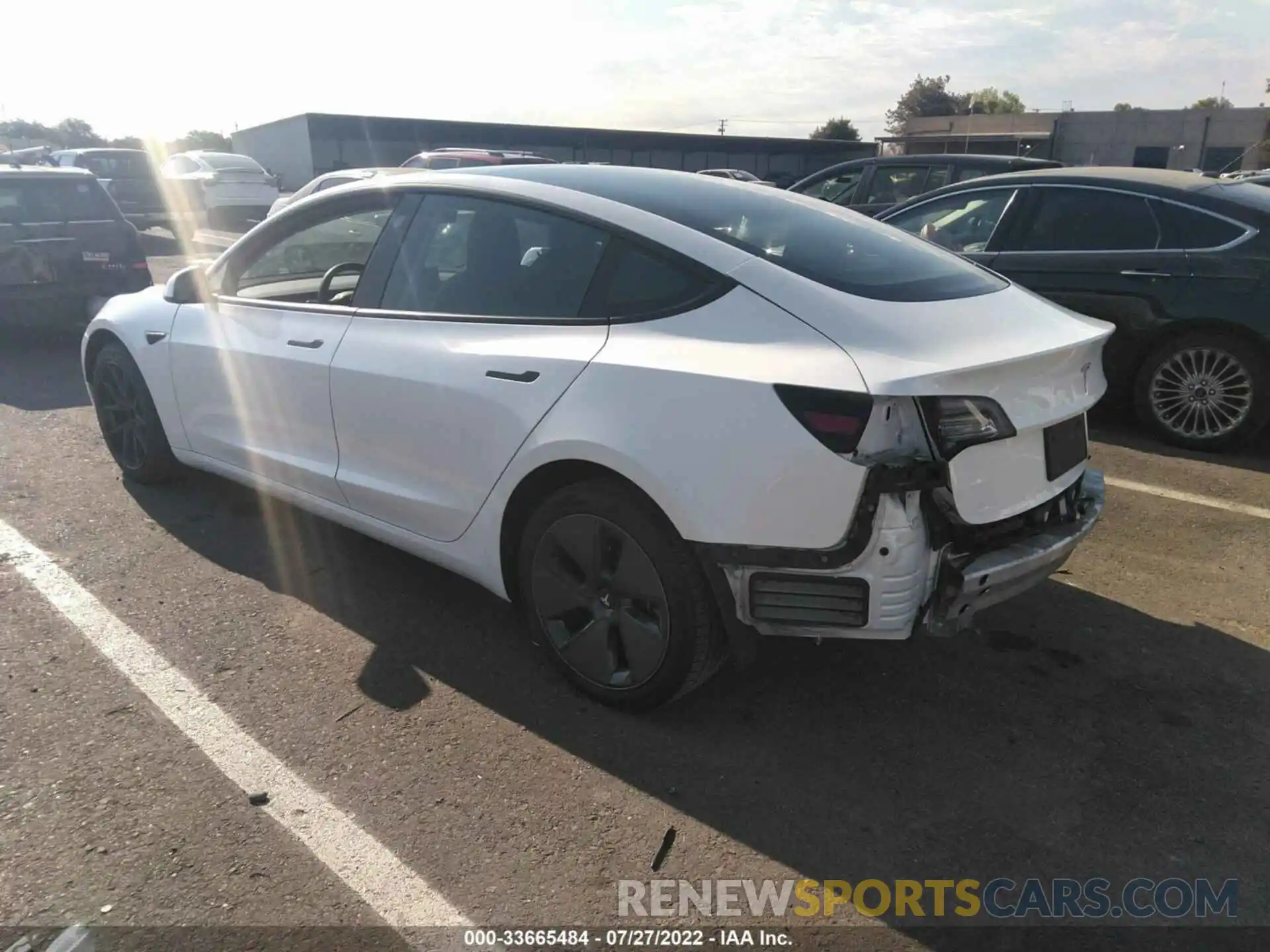 3 Photograph of a damaged car 5YJ3E1EA8MF874478 TESLA MODEL 3 2021