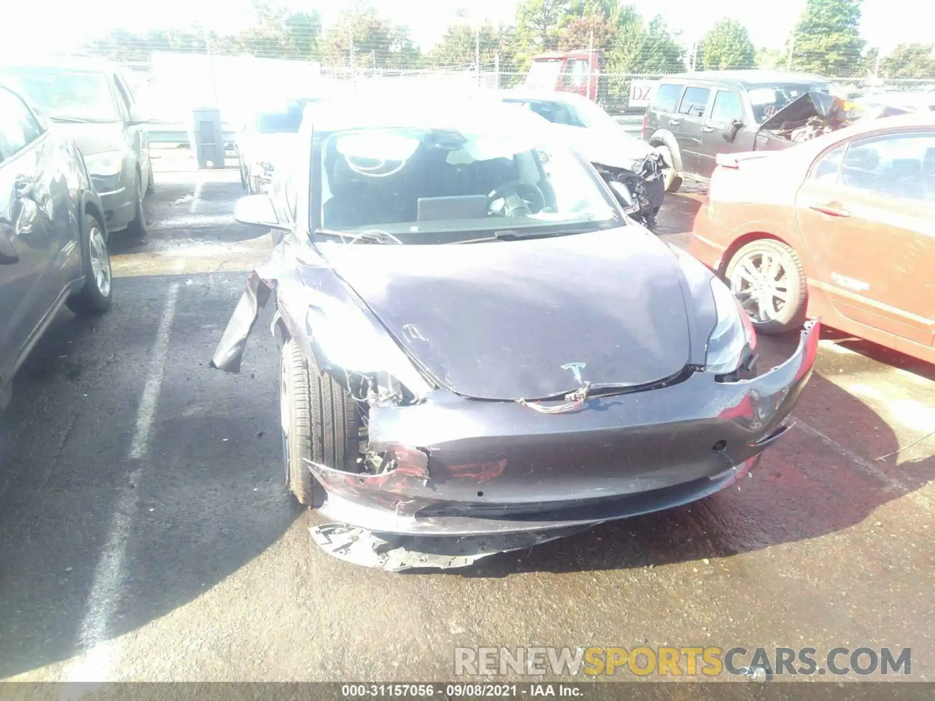 6 Photograph of a damaged car 5YJ3E1EA8MF906104 TESLA MODEL 3 2021