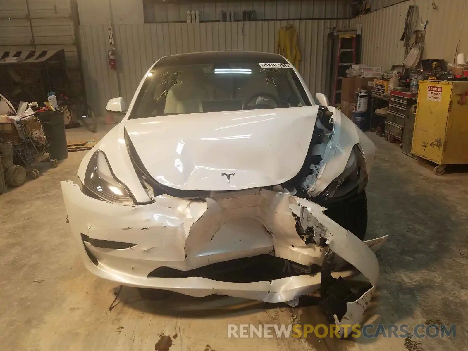 9 Photograph of a damaged car 5YJ3E1EA8MF917314 TESLA MODEL 3 2021