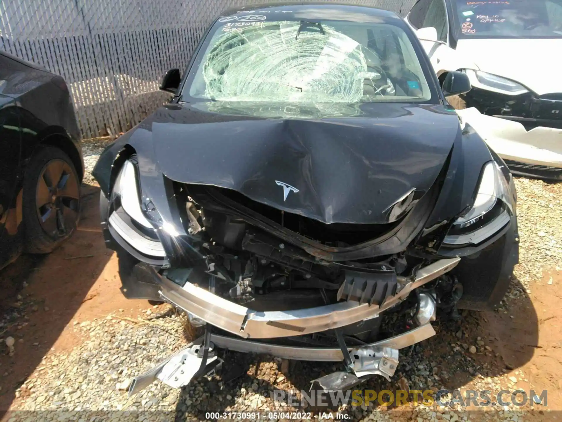 6 Photograph of a damaged car 5YJ3E1EA8MF921850 TESLA MODEL 3 2021