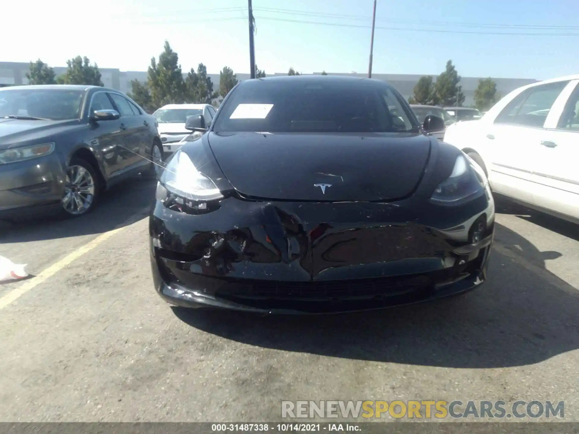 6 Photograph of a damaged car 5YJ3E1EA8MF922044 TESLA MODEL 3 2021