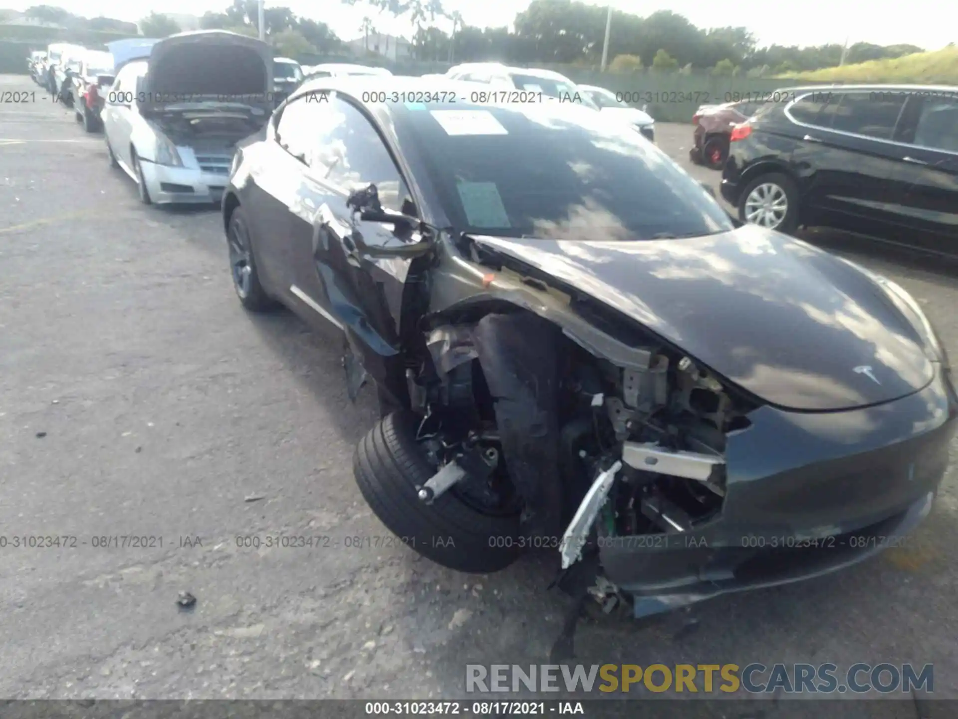 6 Photograph of a damaged car 5YJ3E1EA8MF955609 TESLA MODEL 3 2021